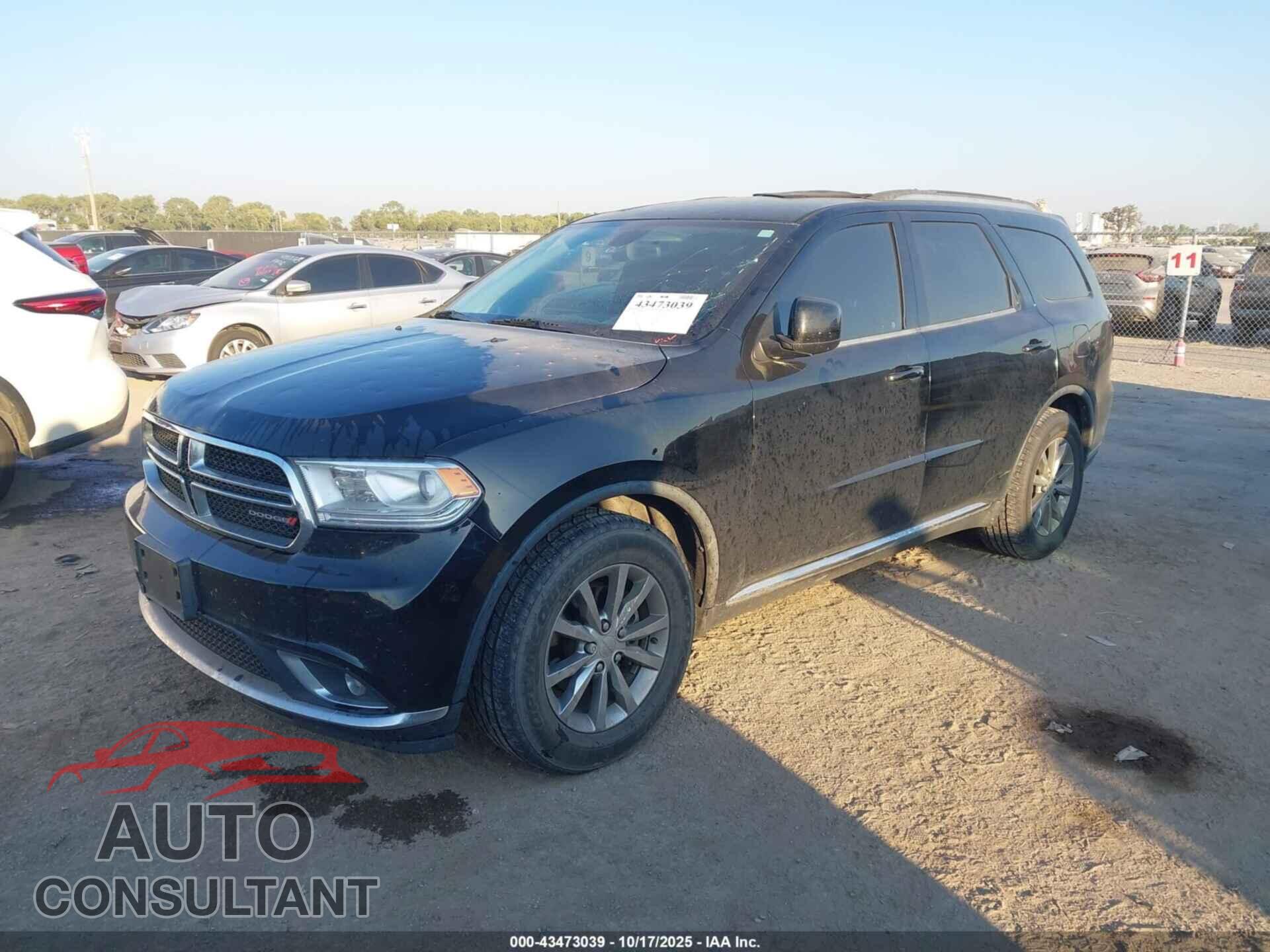 DODGE DURANGO 2017 - 1C4RDHAGXHC629135