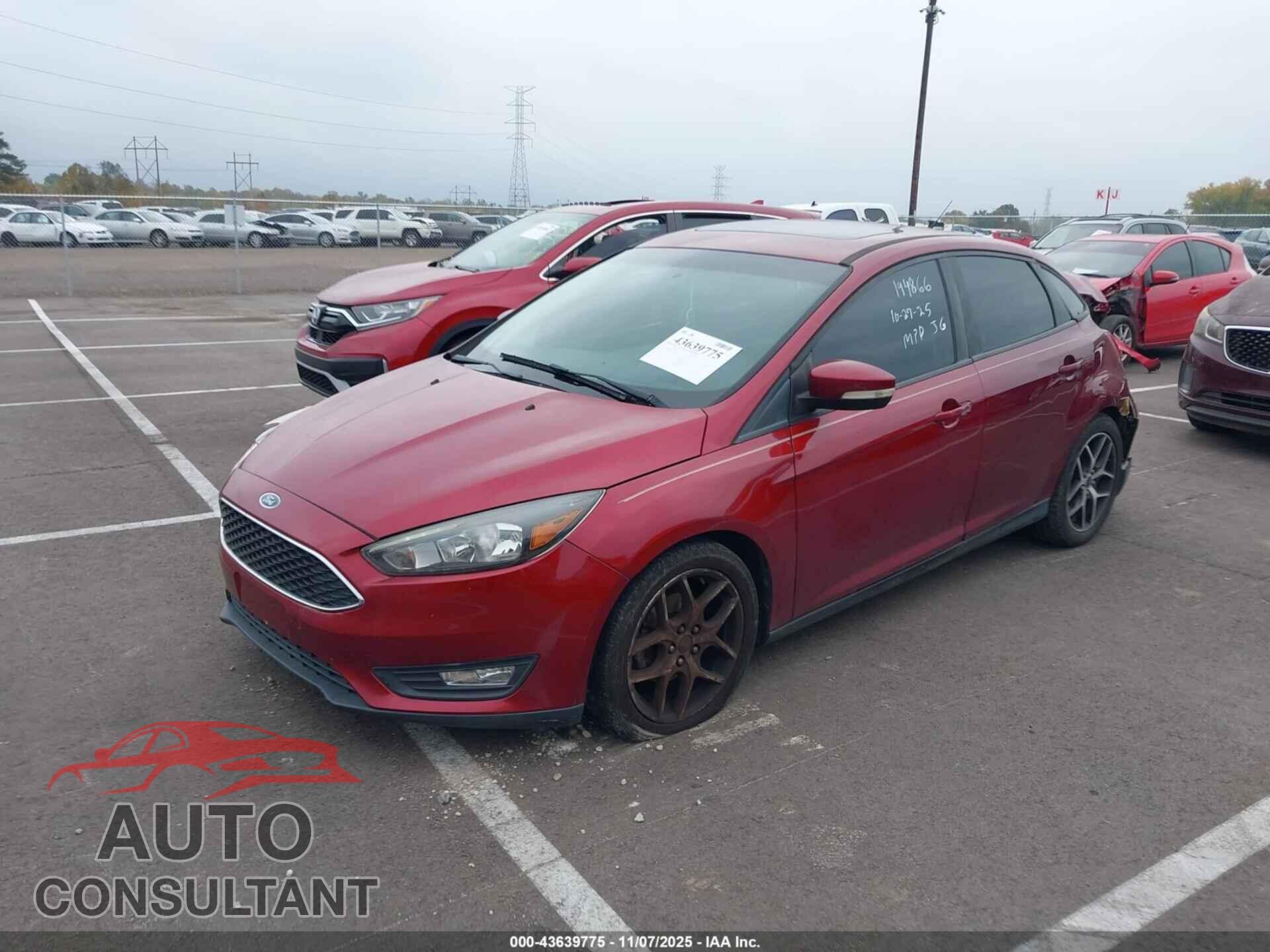FORD FOCUS 2017 - 1FADP3H29HL229667