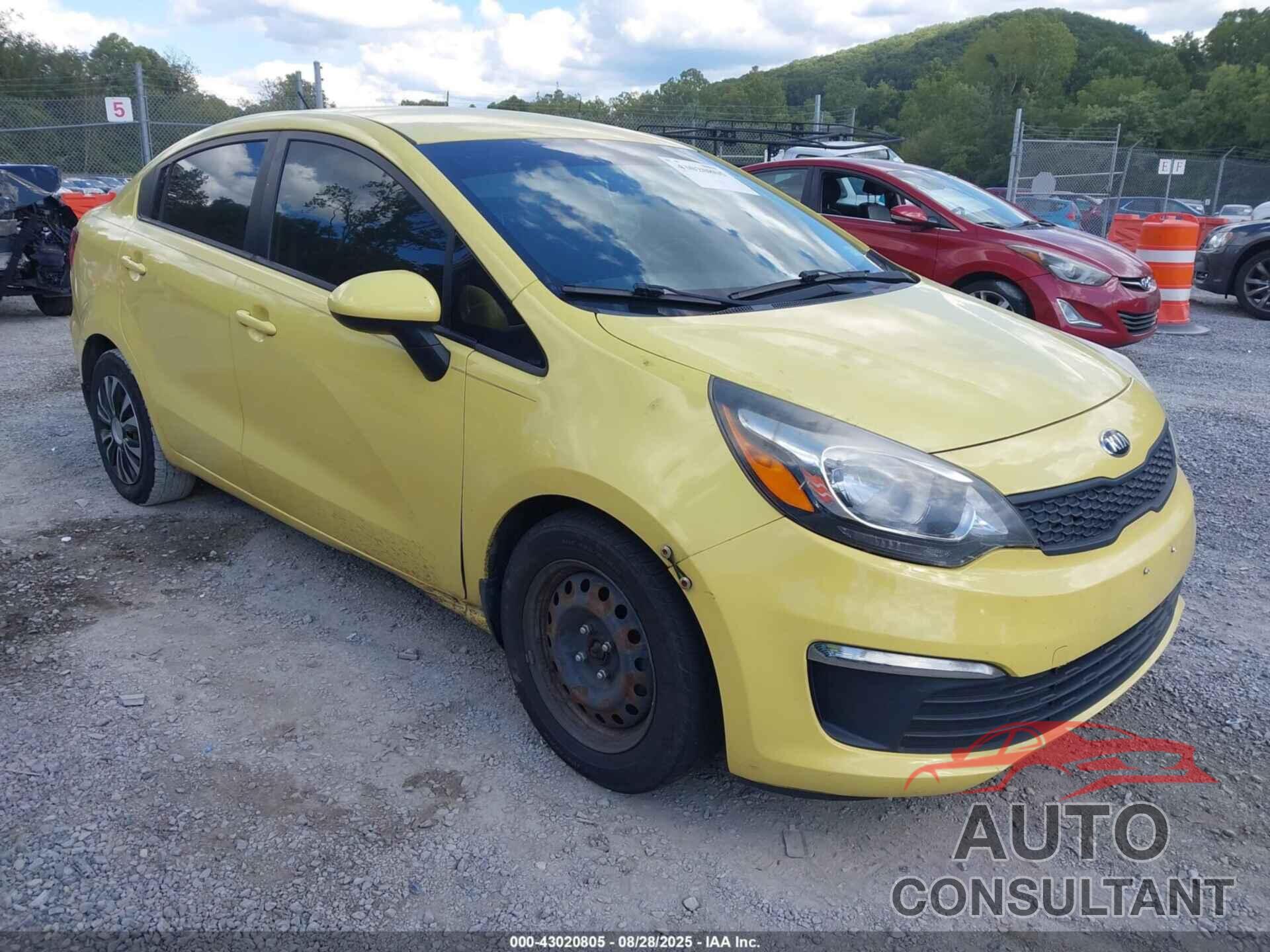 KIA RIO 2016 - KNADM4A39G6597661