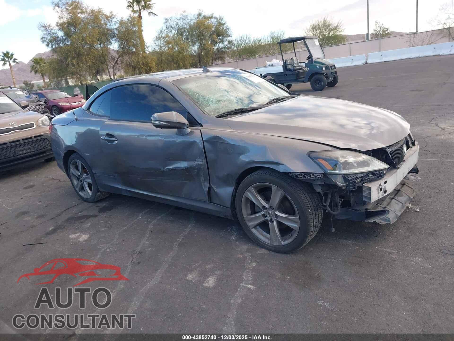 LEXUS IS 250C 2012 - JTHFF2C28C2523131