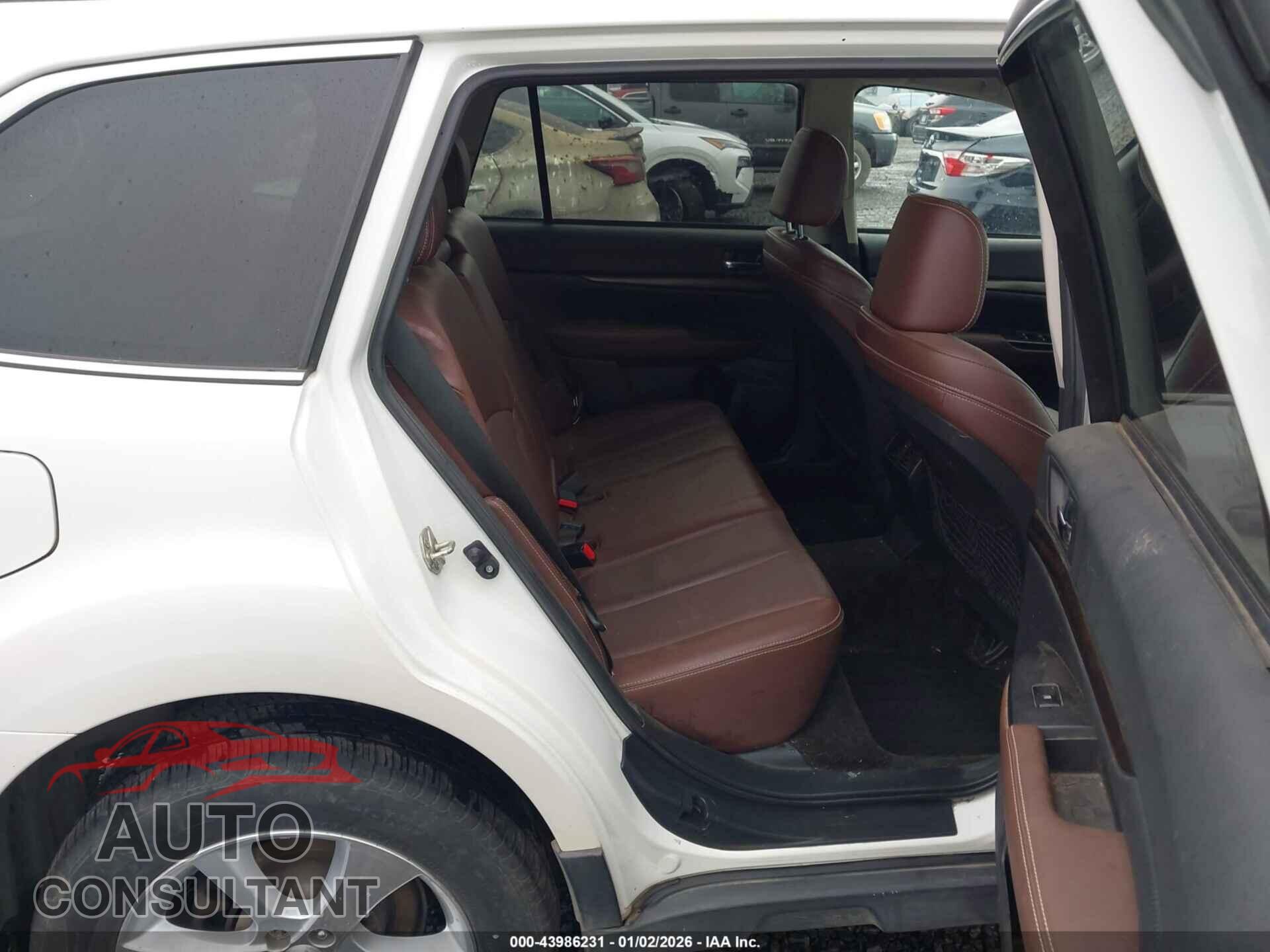 SUBARU OUTBACK 2014 - 4S4BRBPC8E3262165