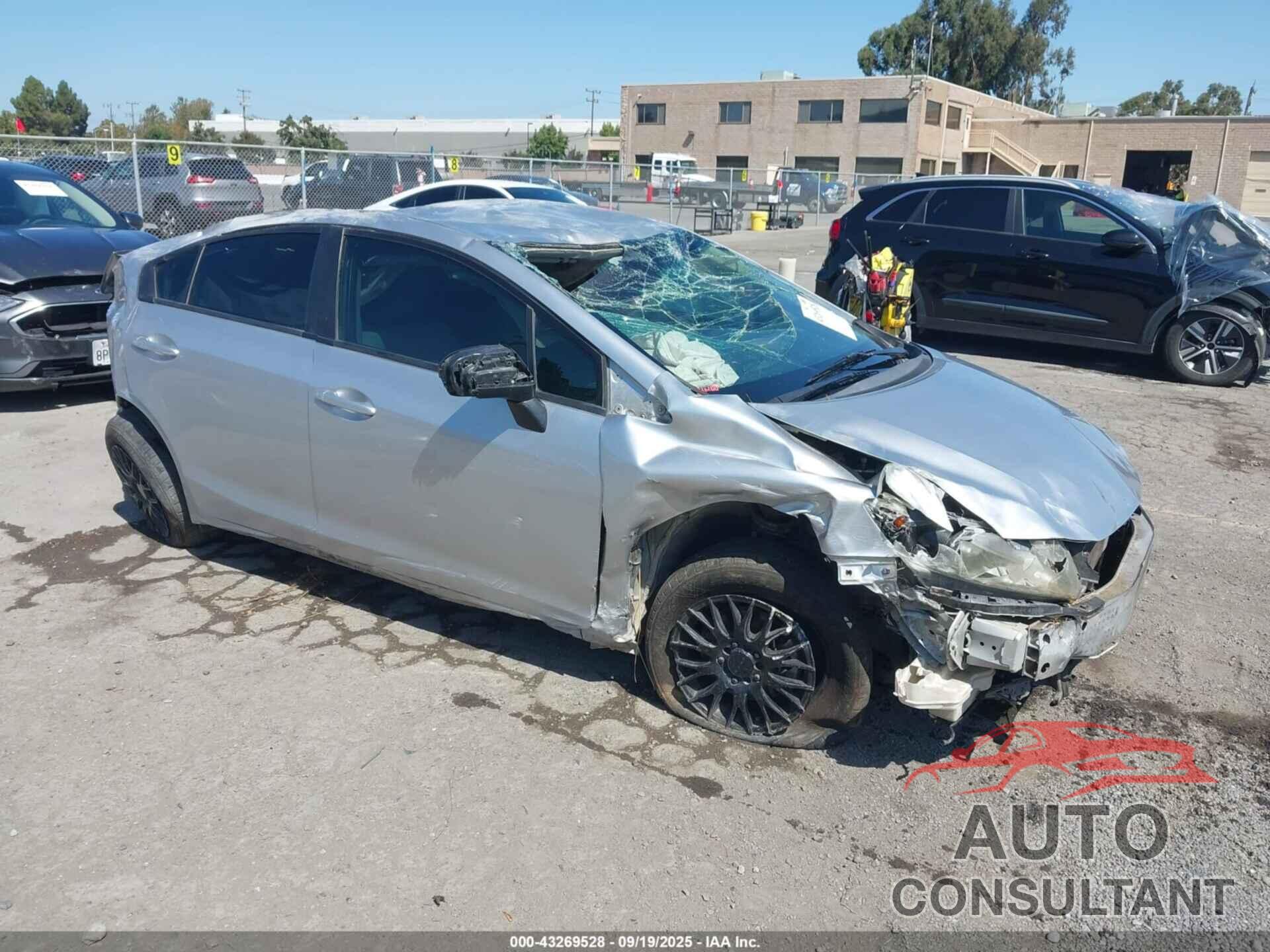 HONDA CIVIC 2014 - 19XFB2F53EE245229