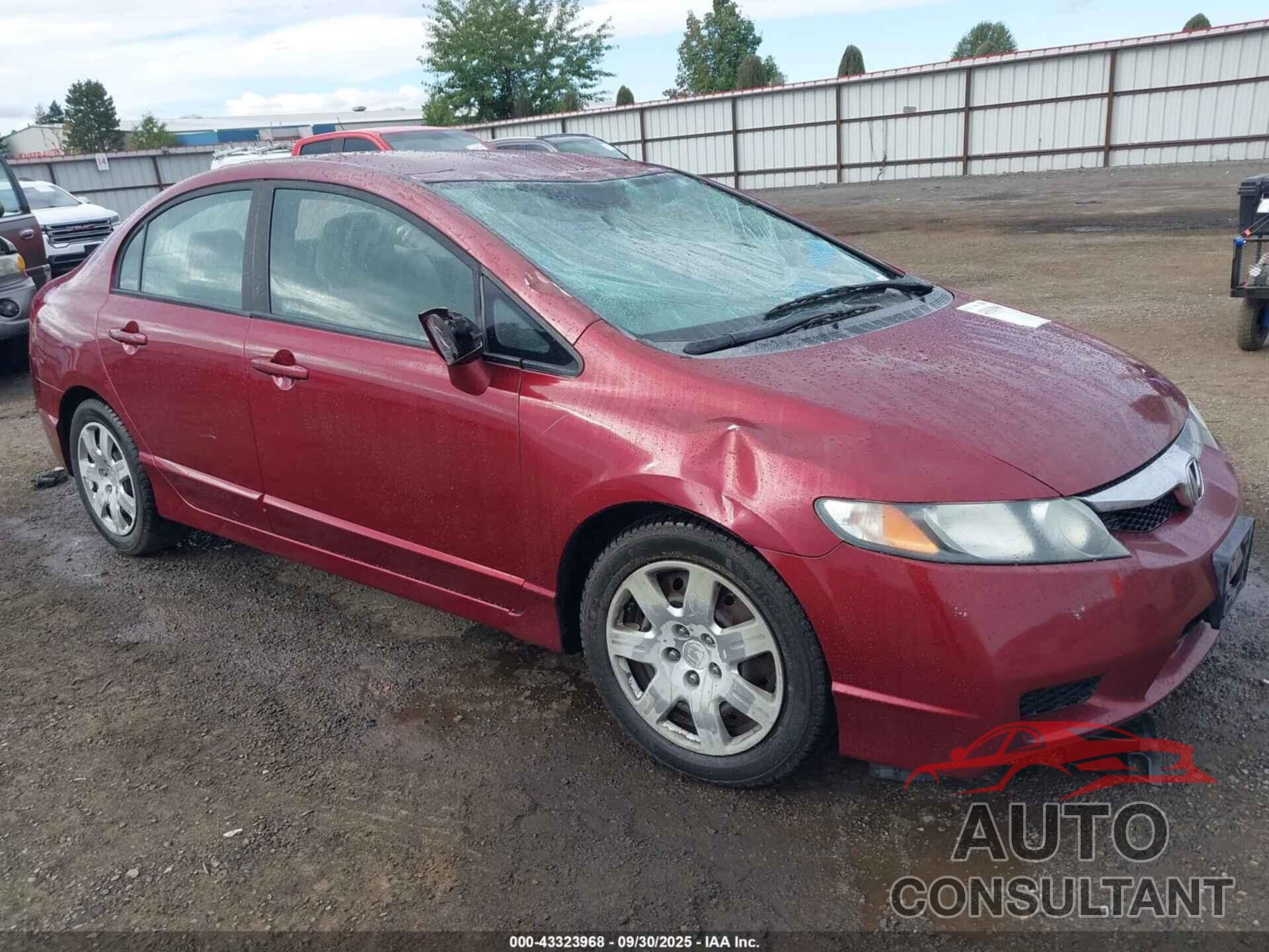 HONDA CIVIC 2009 - 19XFA16539E051156
