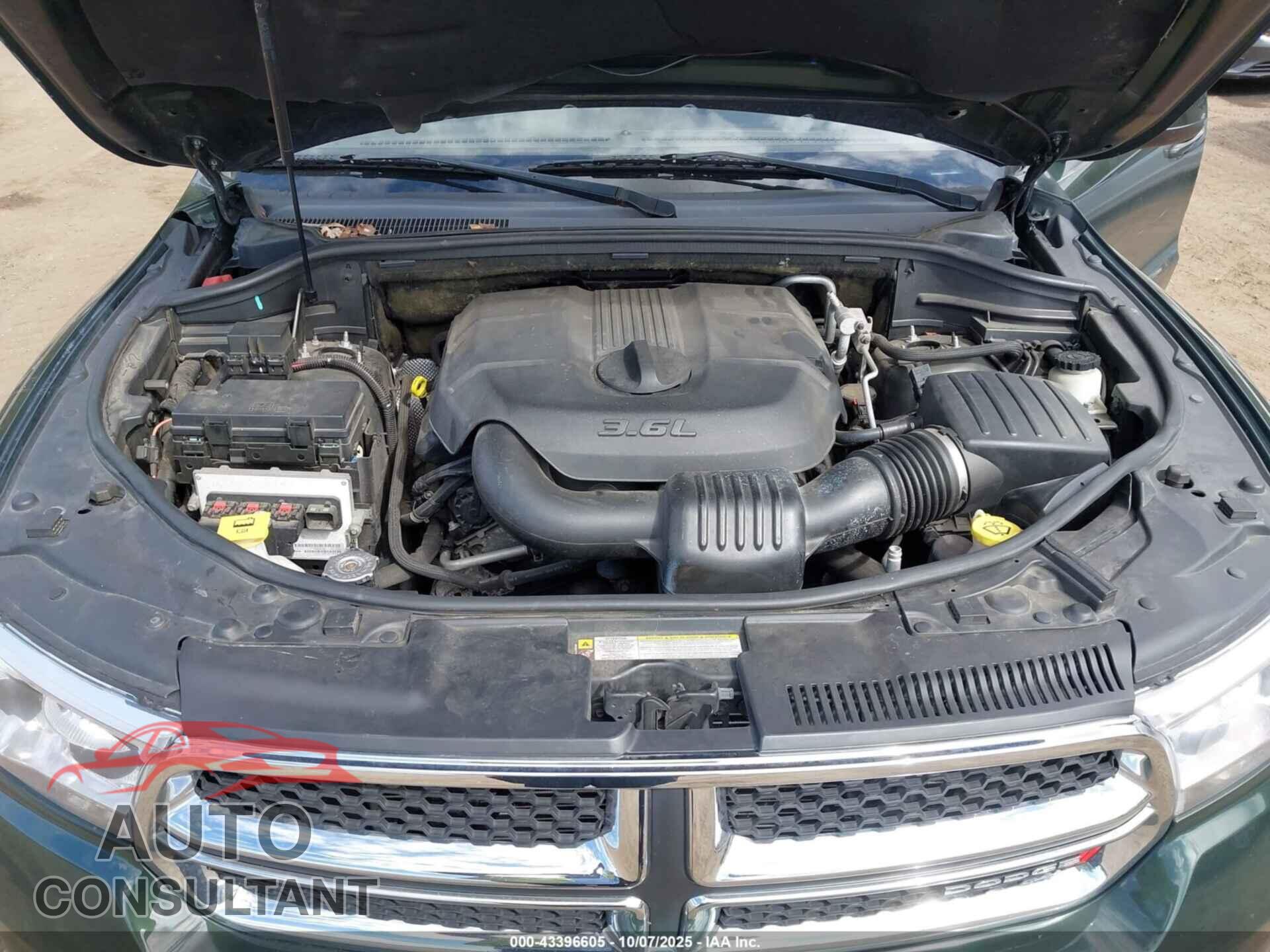 DODGE DURANGO 2011 - 1D4RD2GG8BC645266