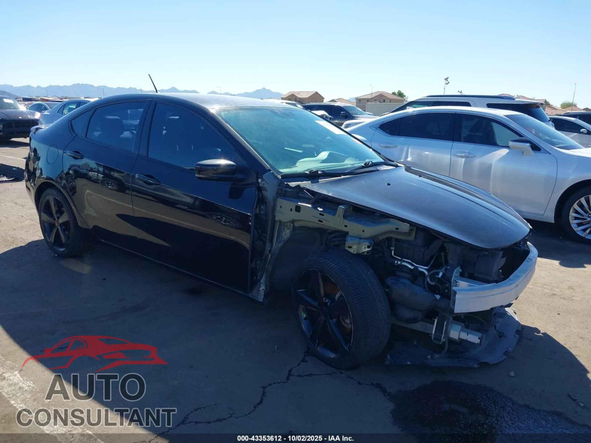 DODGE DART 2014 - 1C3CDFEB5ED870927