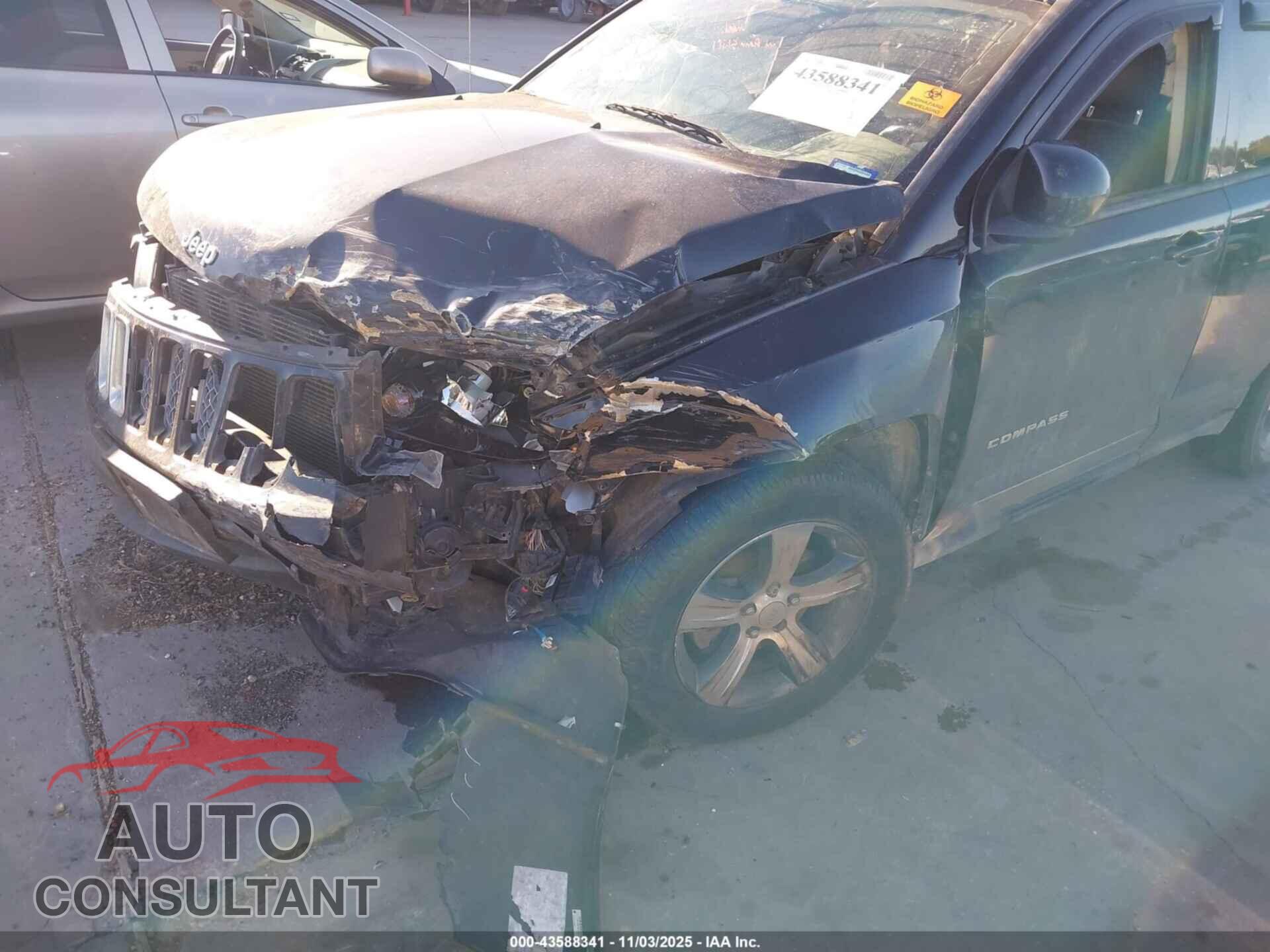 JEEP COMPASS 2017 - 1C4NJDEB3HD101218