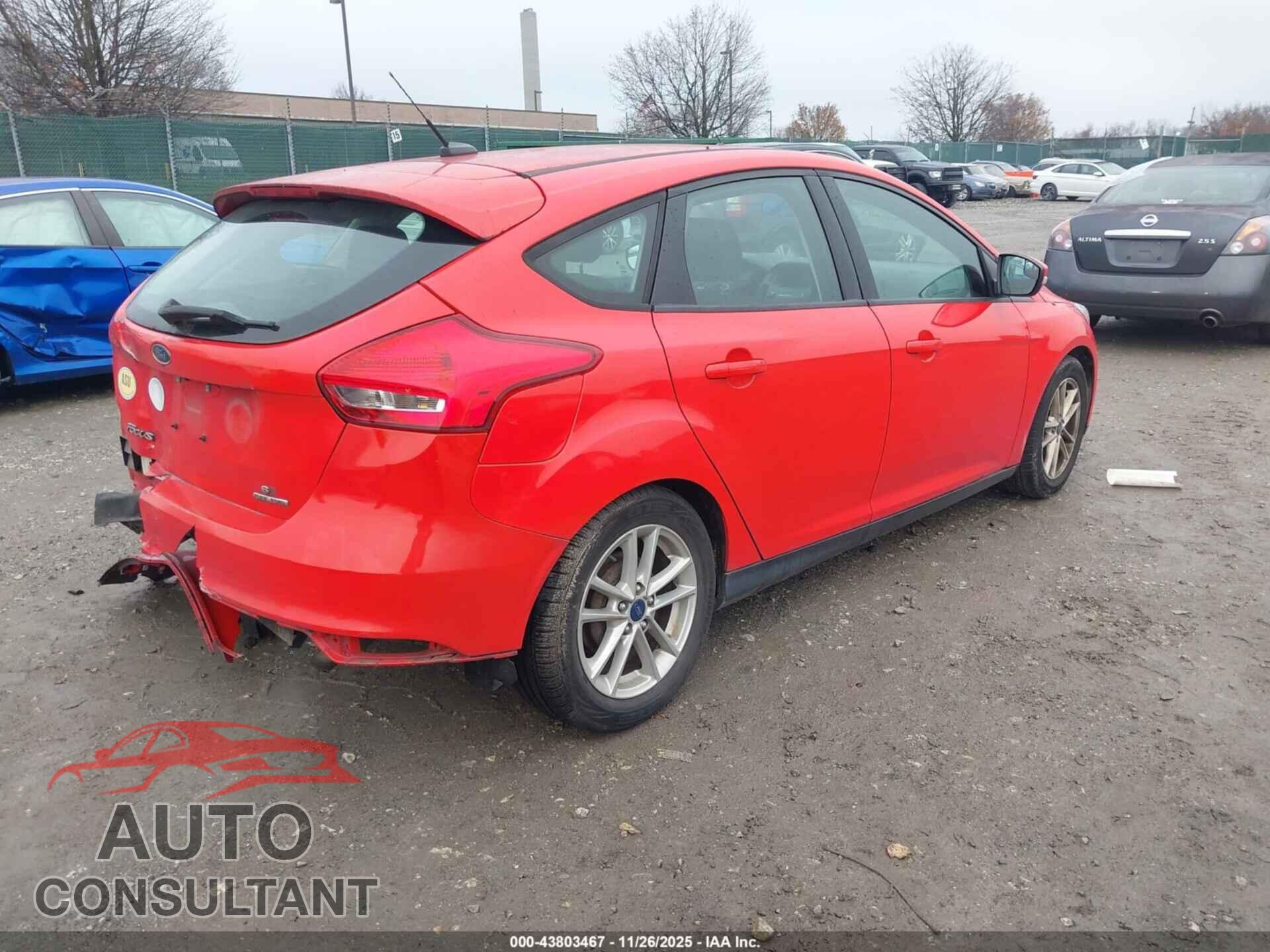 FORD FOCUS 2016 - 1FADP3K23GL290956