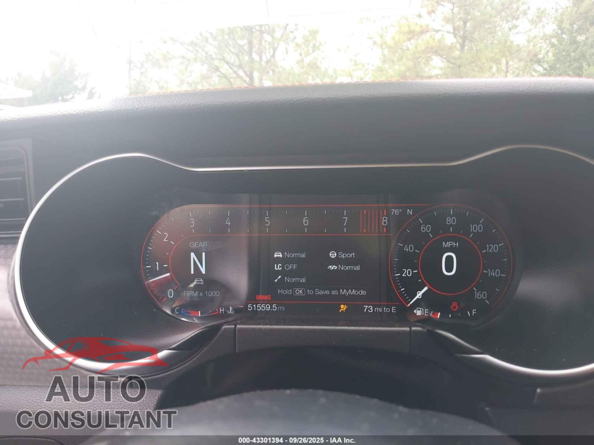 FORD MUSTANG 2019 - 1FA6P8CF6K5113080