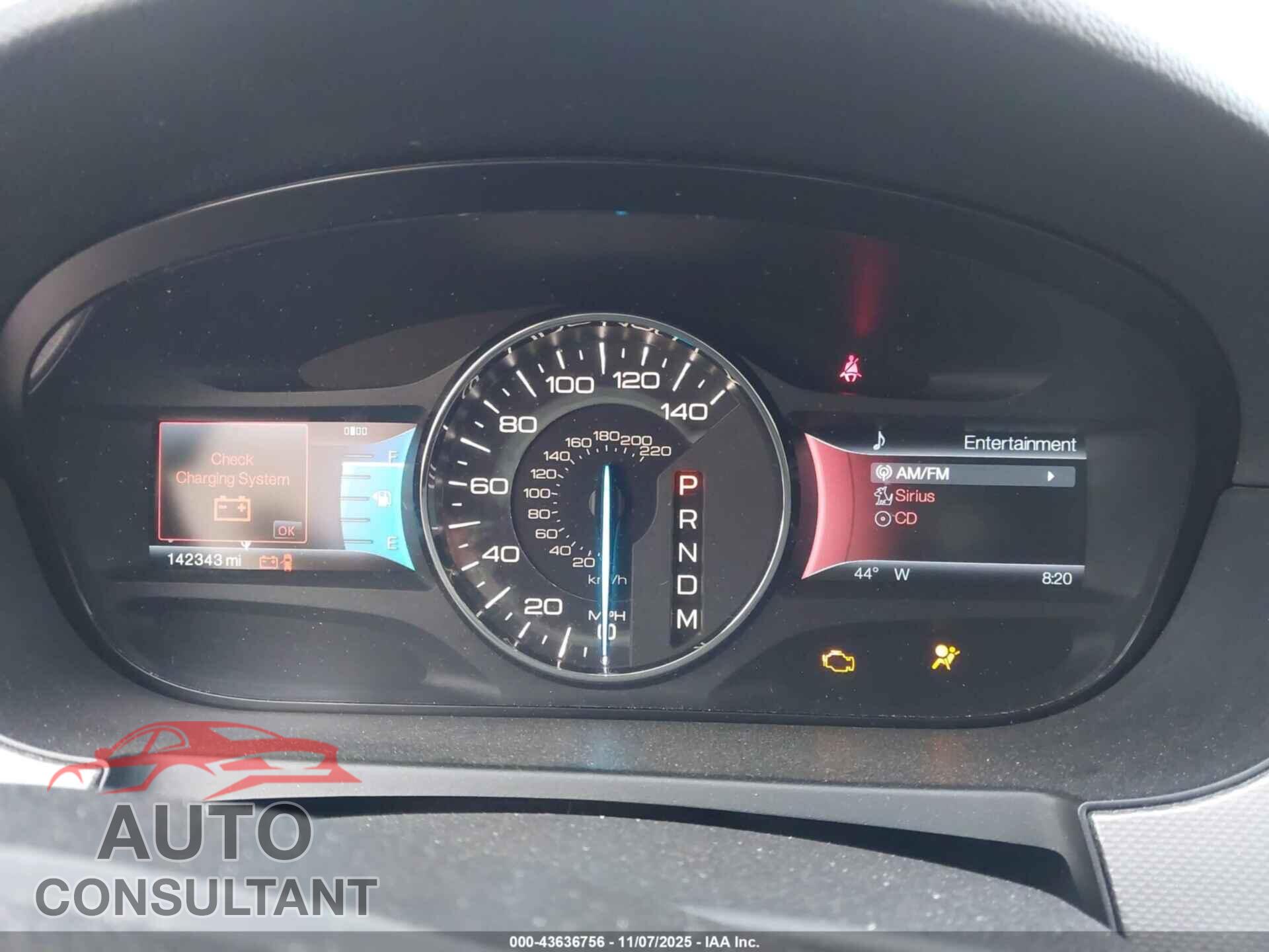 FORD EDGE 2011 - 2FMDK4JC8BBB43562