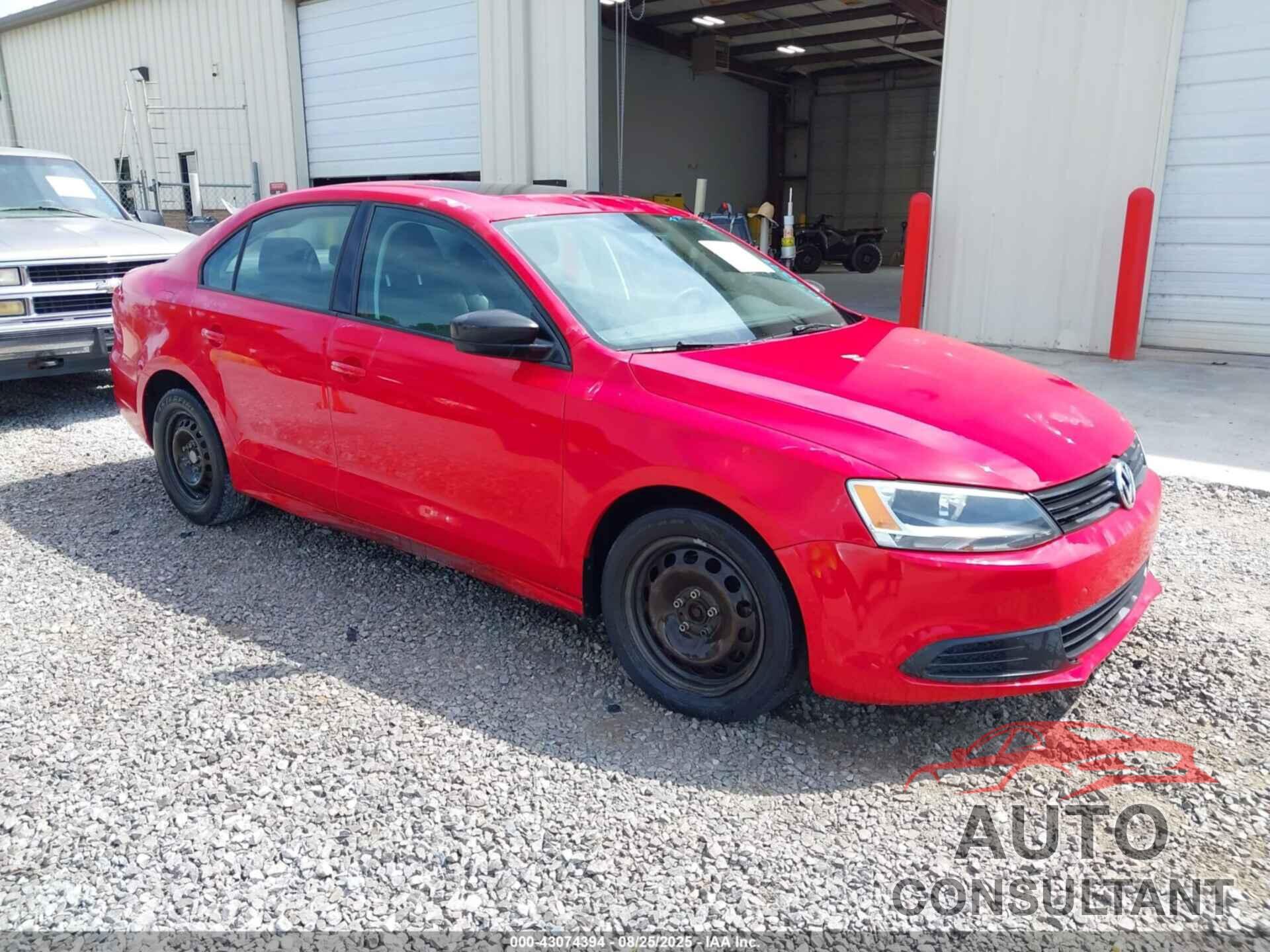 VOLKSWAGEN JETTA 2012 - 3VW2K7AJ8CM391142