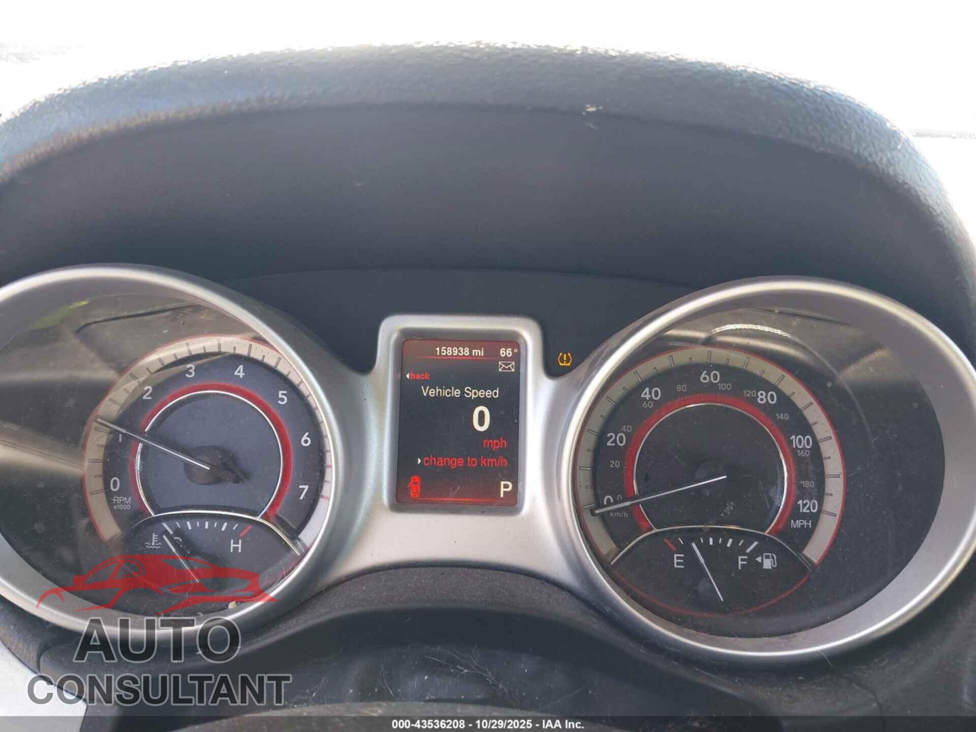 DODGE JOURNEY 2015 - 3C4PDCBB9FT707614
