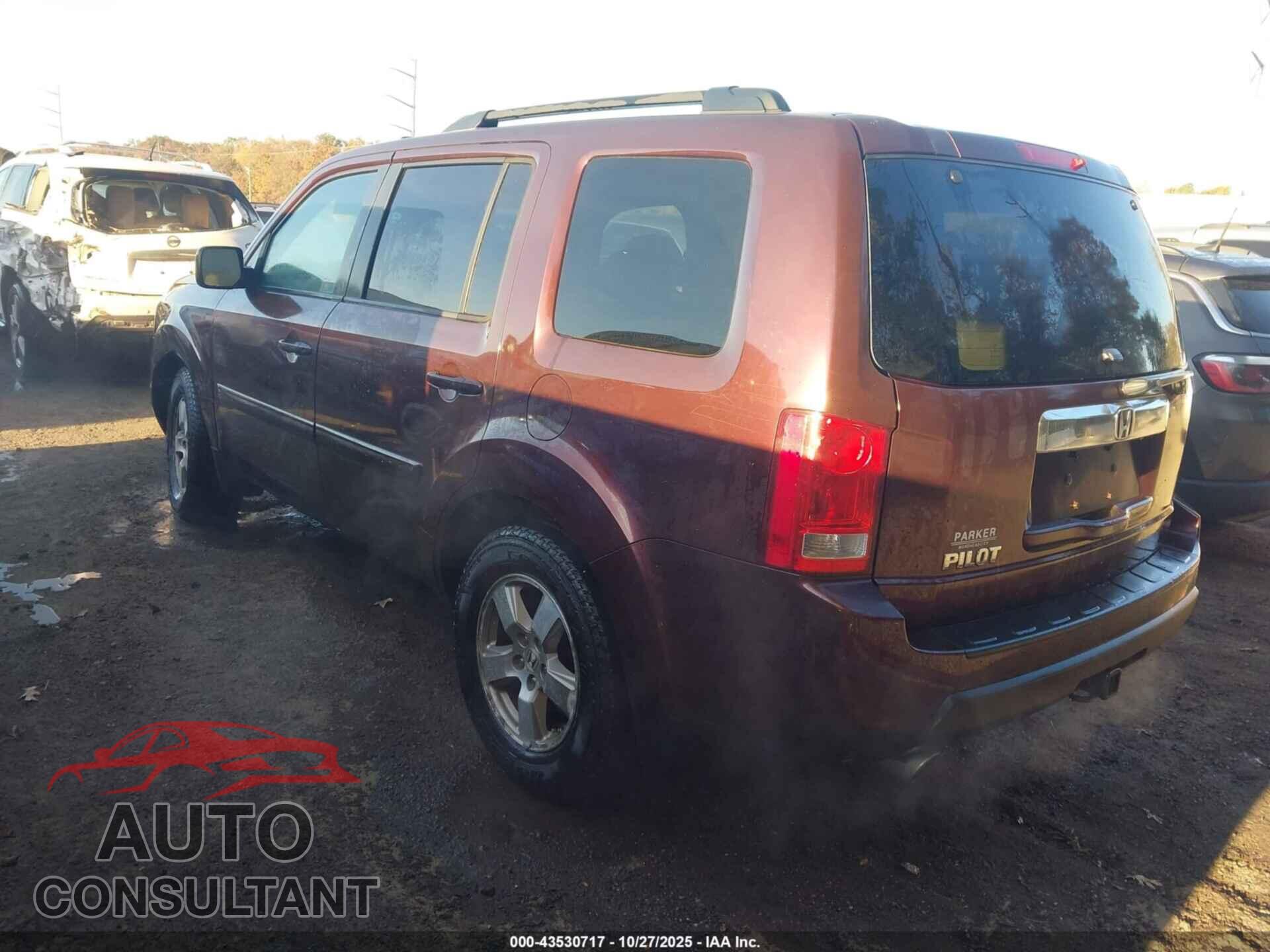 HONDA PILOT 2011 - 5FNYF3H61BB017910
