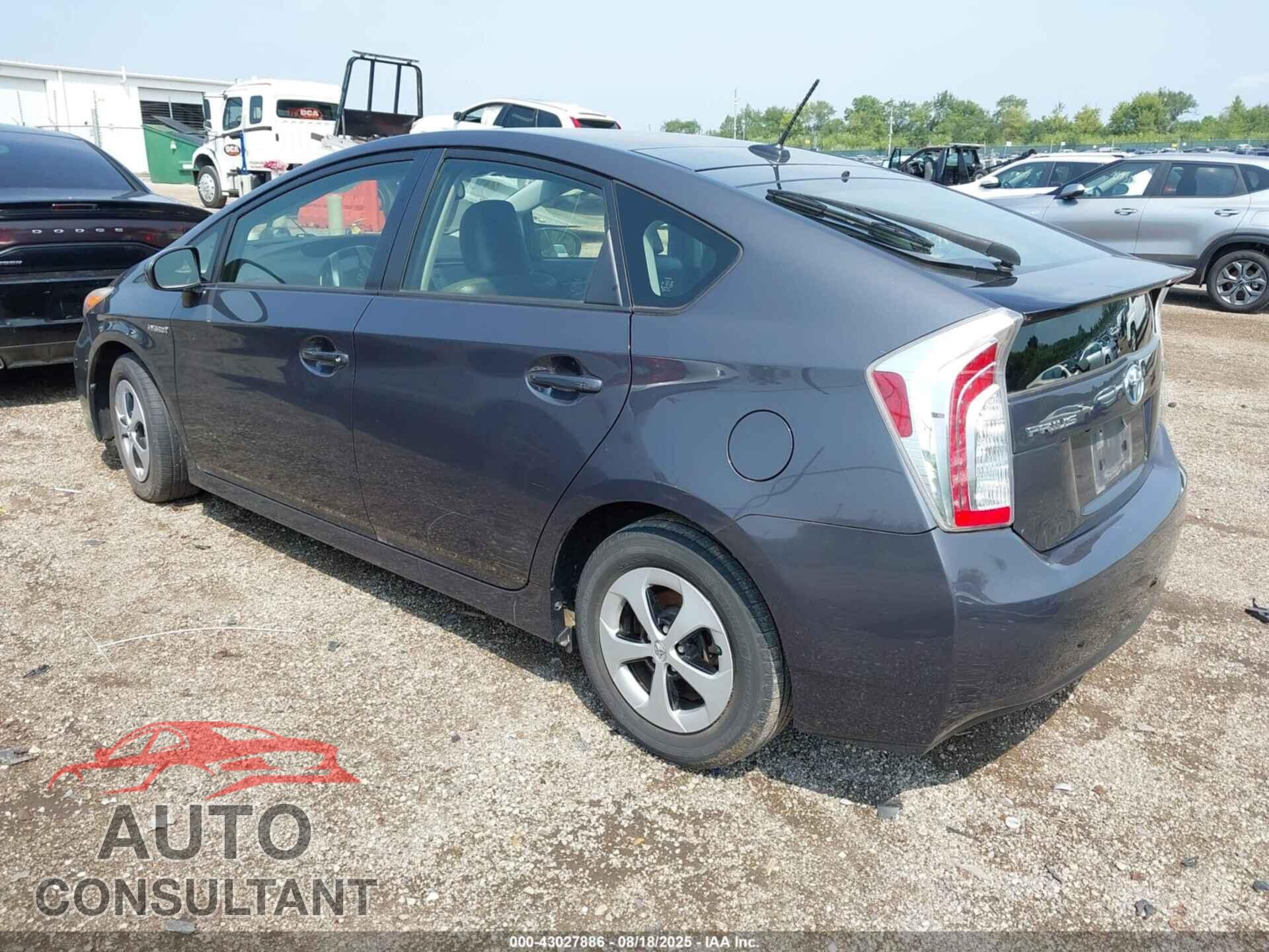 TOYOTA PRIUS 2012 - JTDKN3DU2C5519048