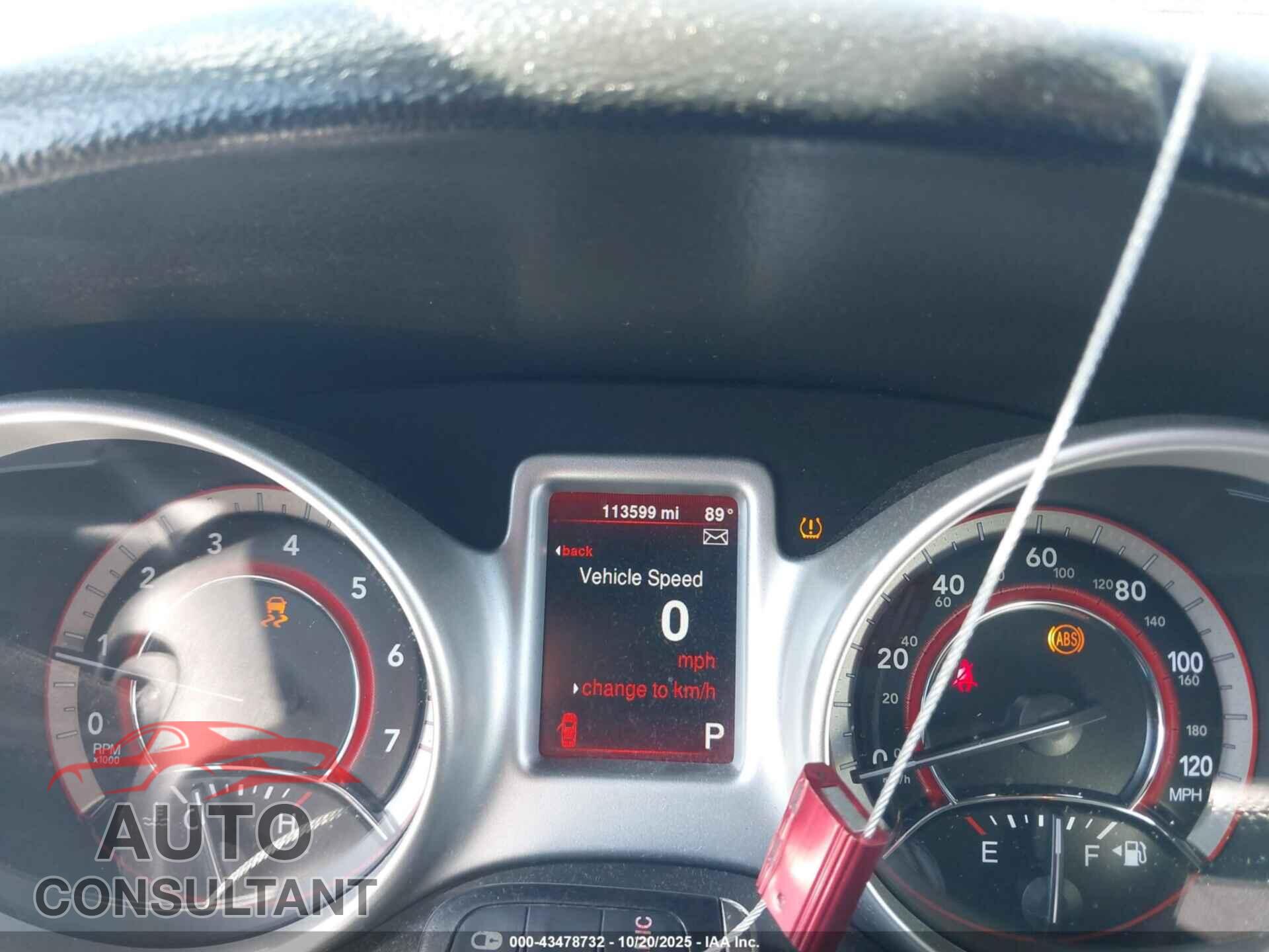 DODGE JOURNEY 2015 - 3C4PDCAB4FT631480