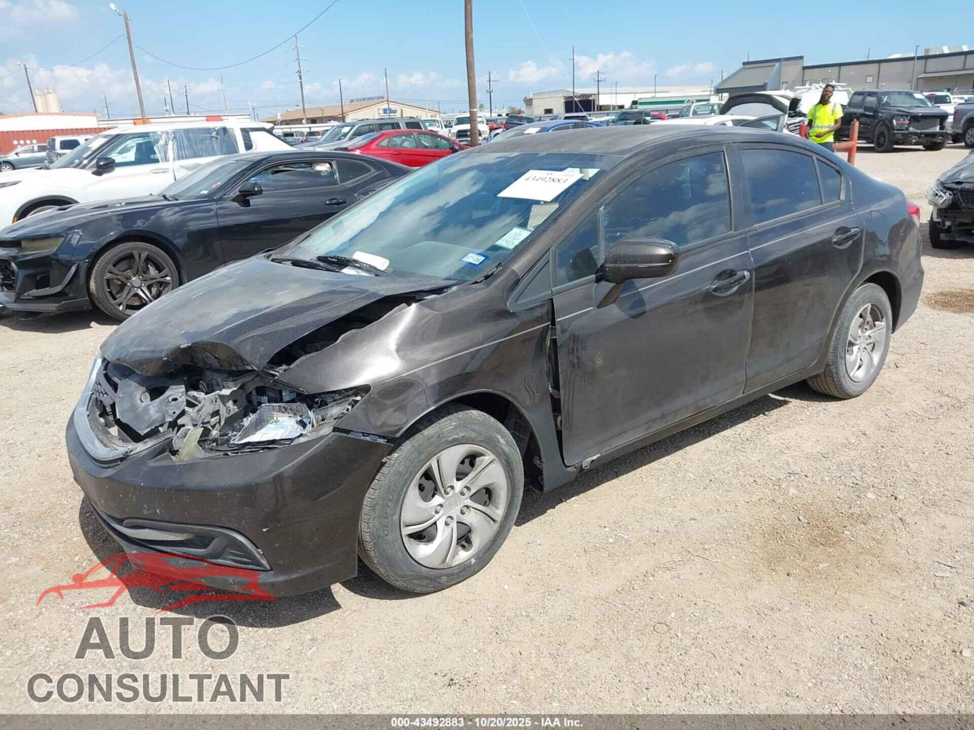 HONDA CIVIC 2014 - 2HGFB2F57EH553302