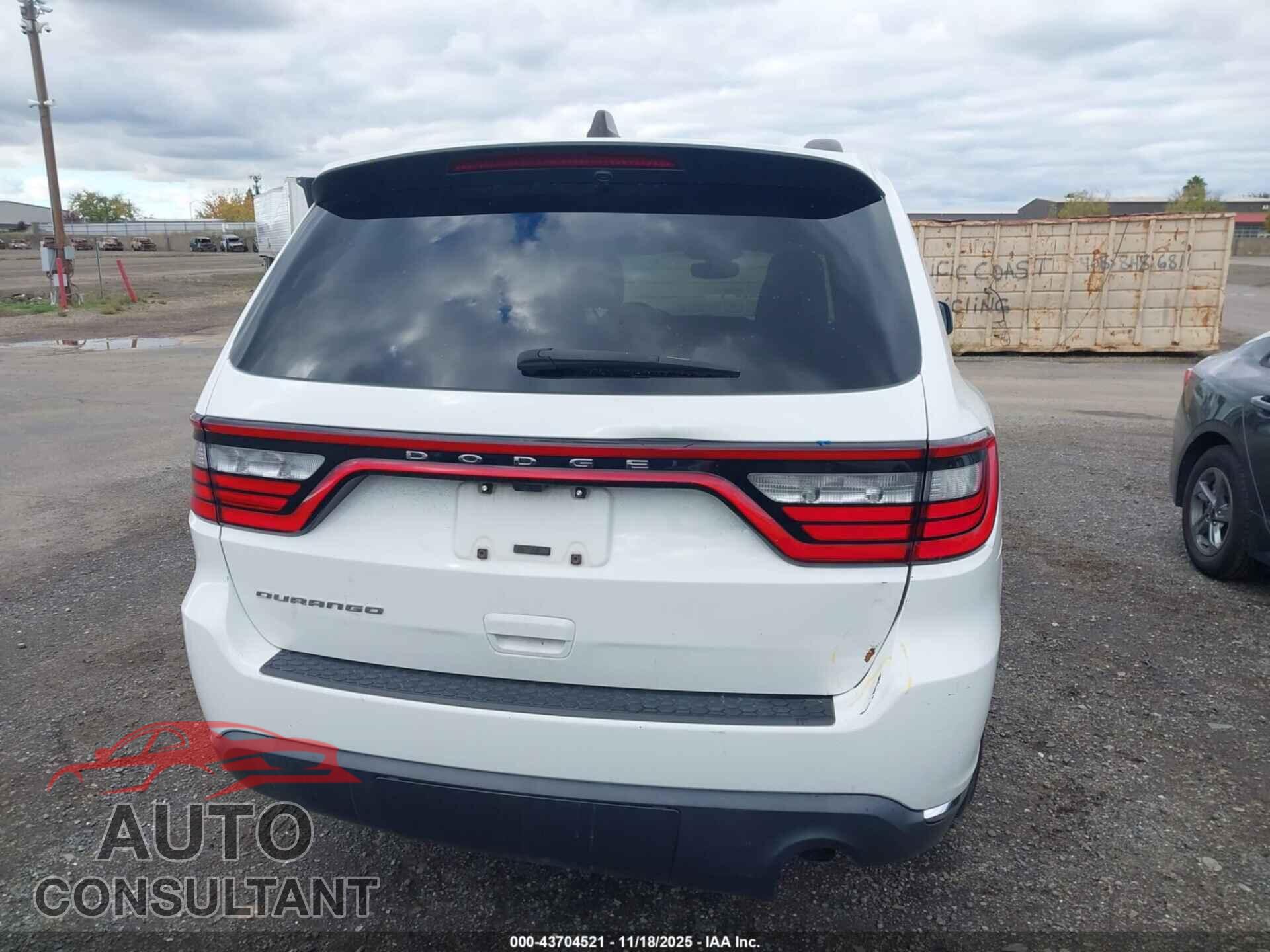 DODGE DURANGO 2022 - 1C4RDHAG3NC226352