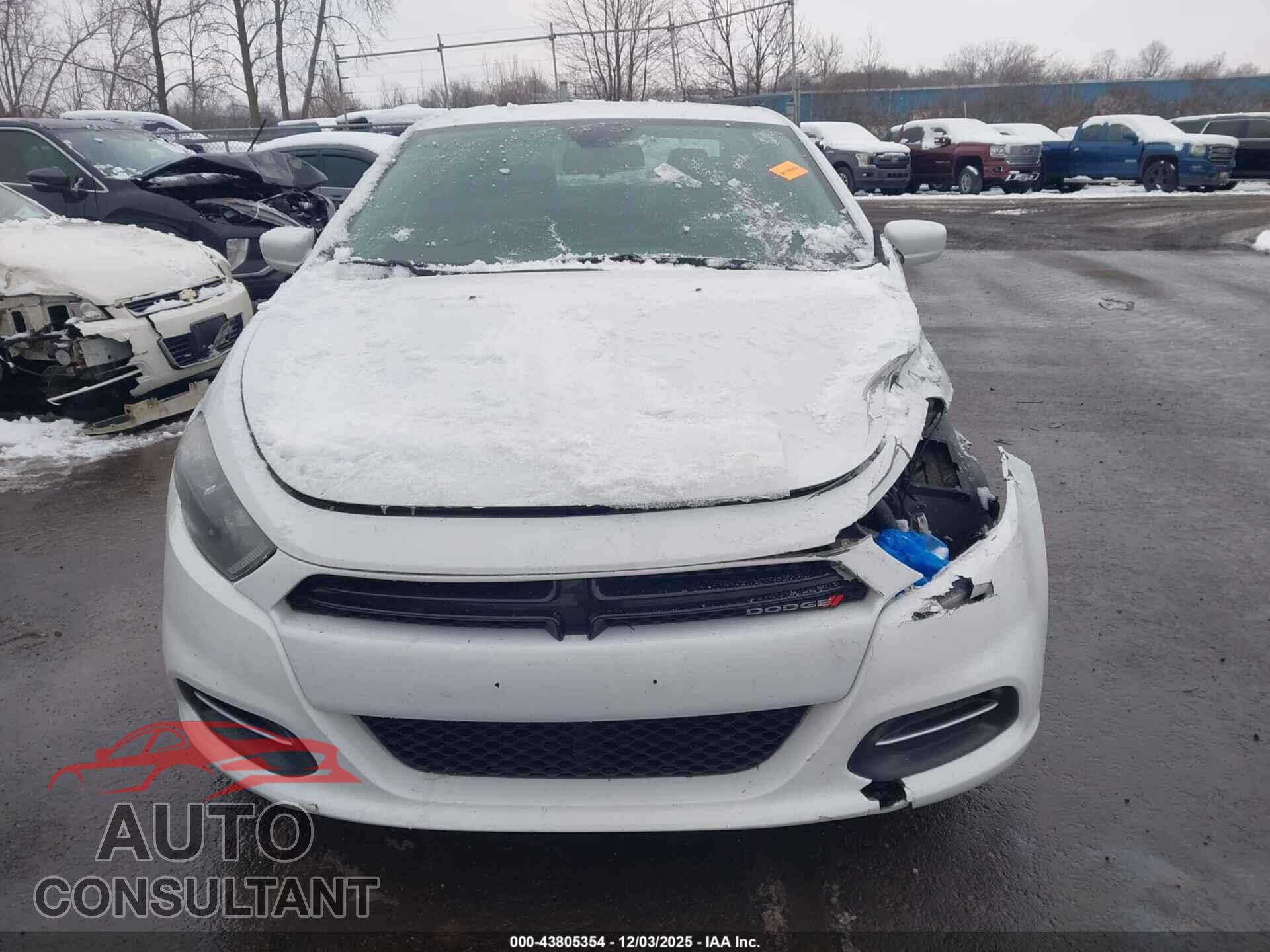 DODGE DART 2015 - 1C3CDFBB4FD432020