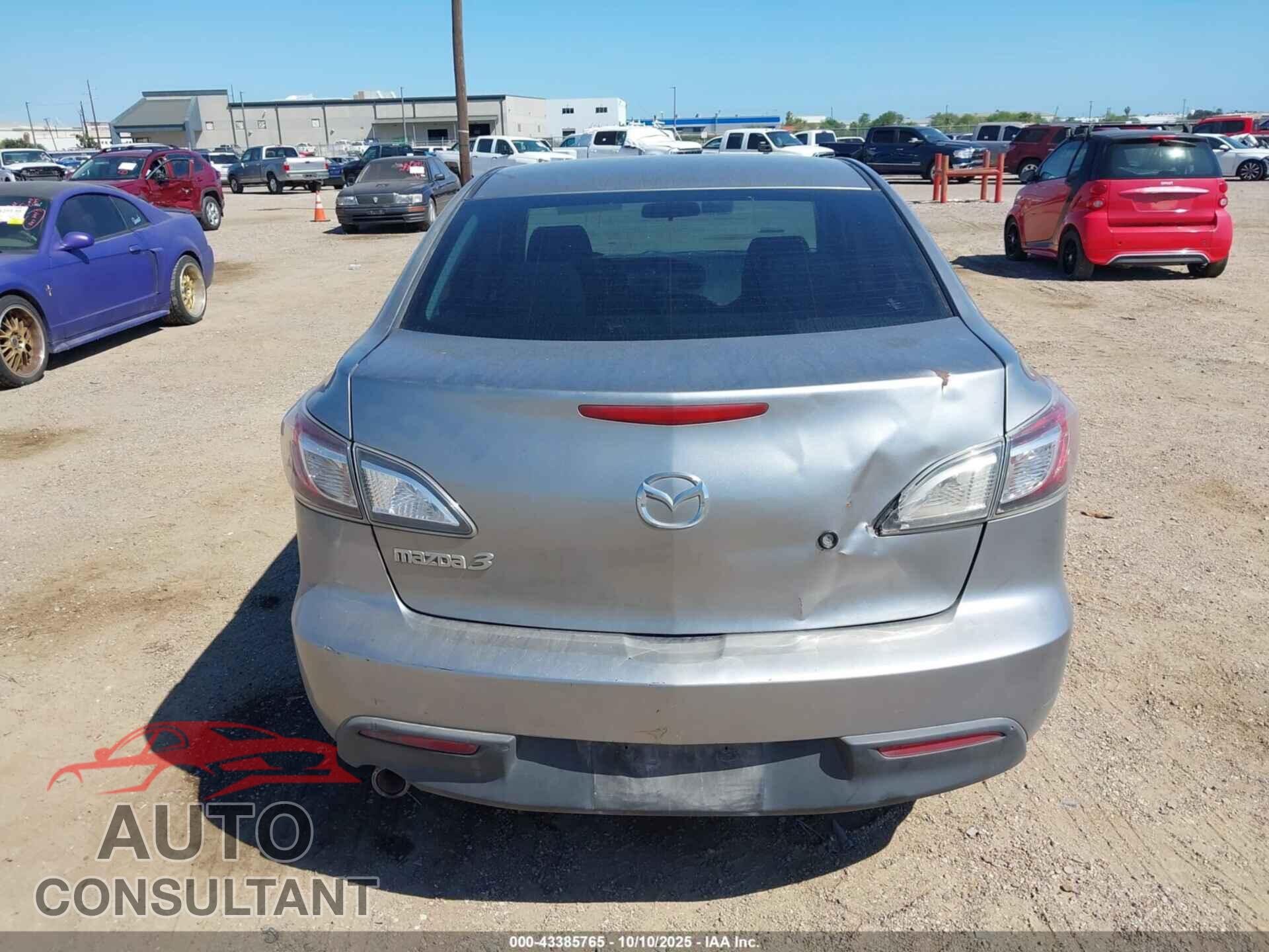 MAZDA MAZDA3 2010 - JM1BL1SF7A1237152