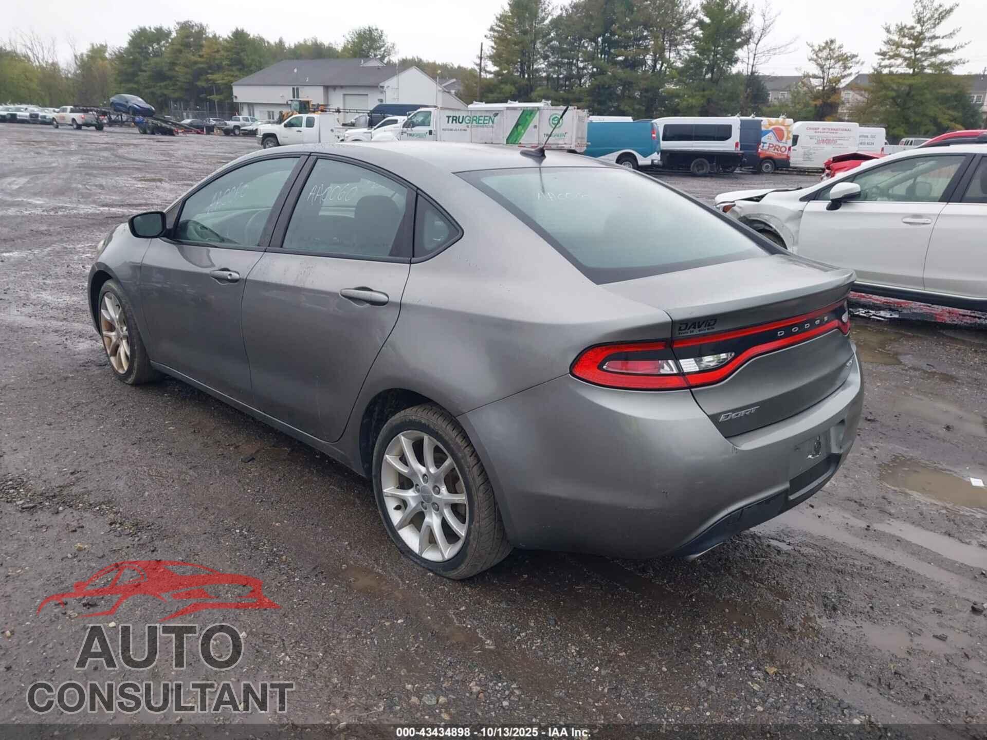DODGE DART 2013 - 1C3CDFBA7DD288497