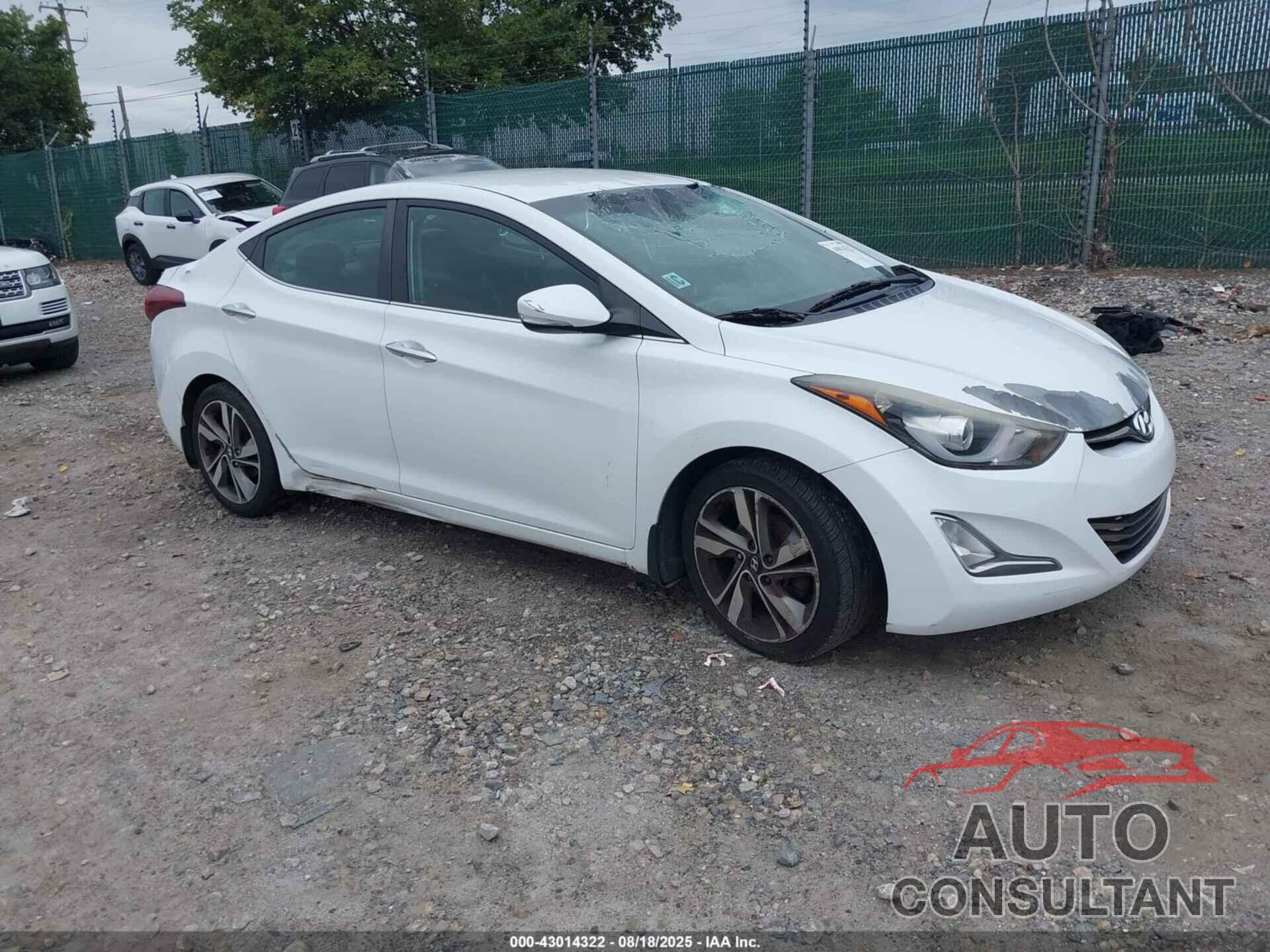 HYUNDAI ELANTRA 2015 - 5NPDH4AE6FH593578