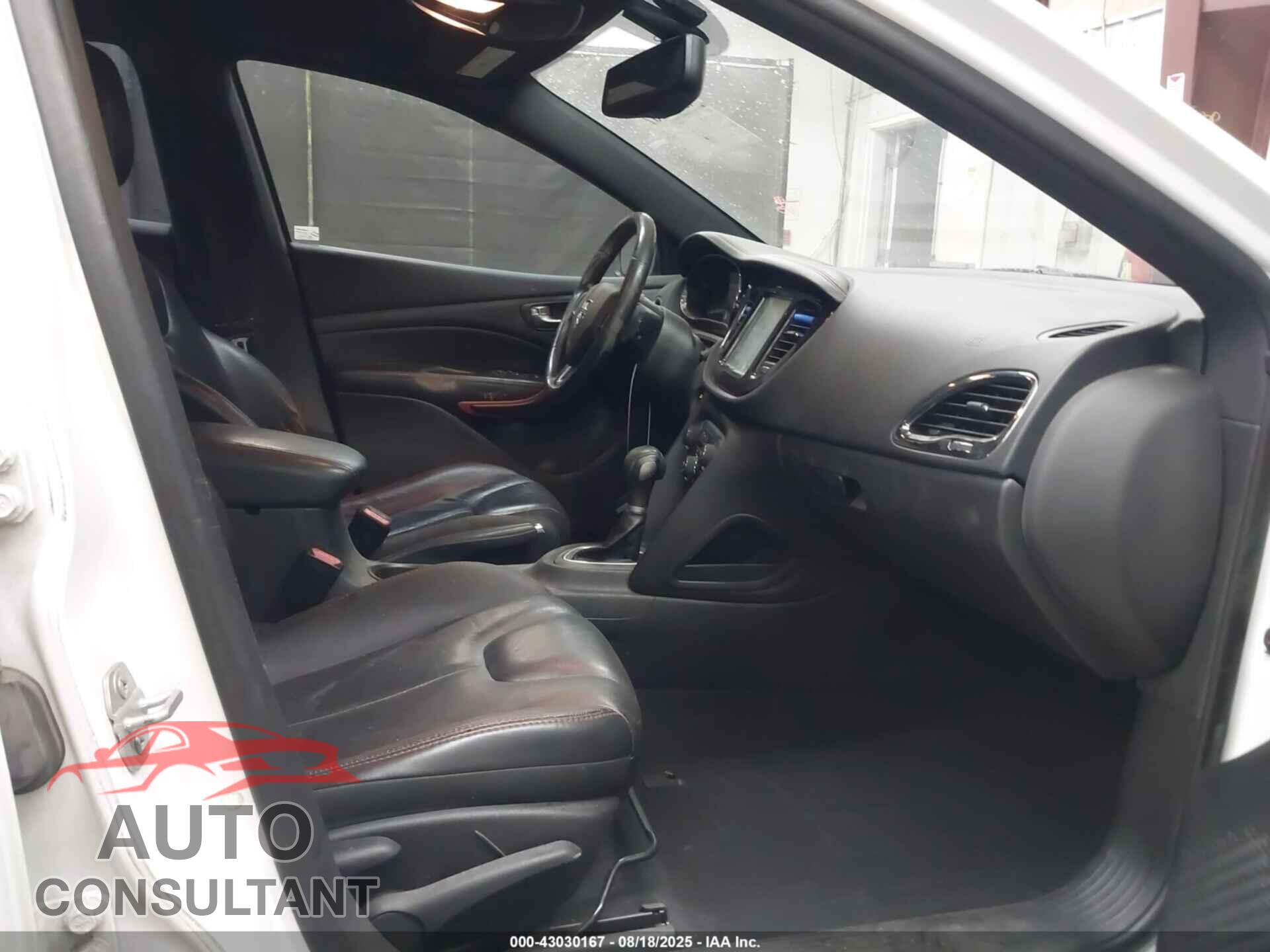 DODGE DART 2015 - 1C3CDFEB8FD112002