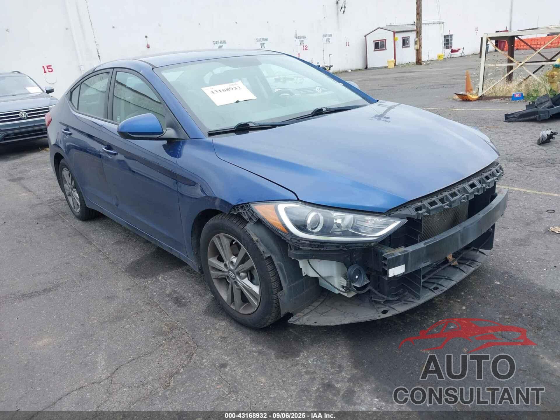 HYUNDAI ELANTRA 2017 - 5NPD84LF9HH138314