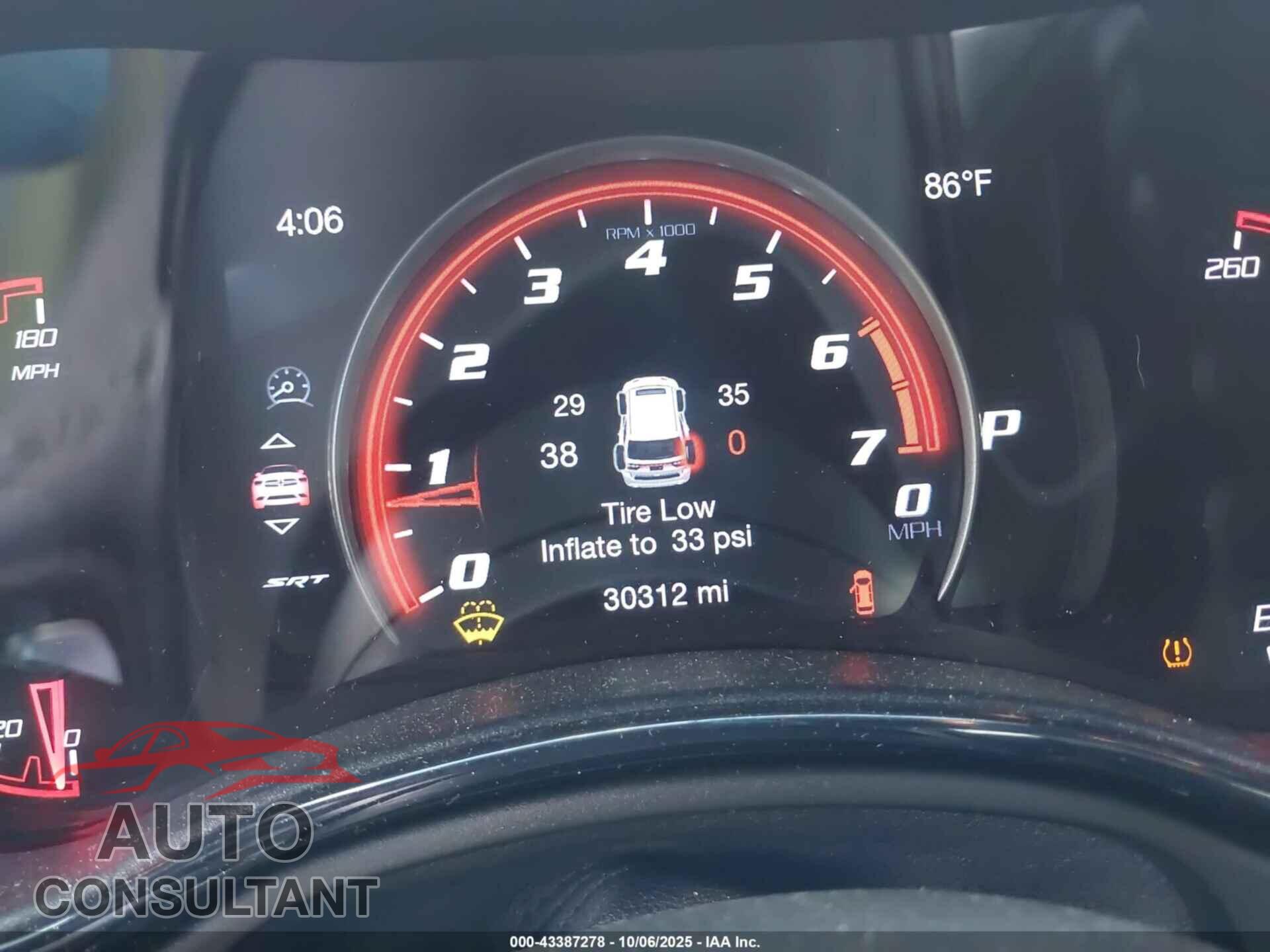 DODGE DURANGO 2021 - 1C4SDJGJ5MC890789
