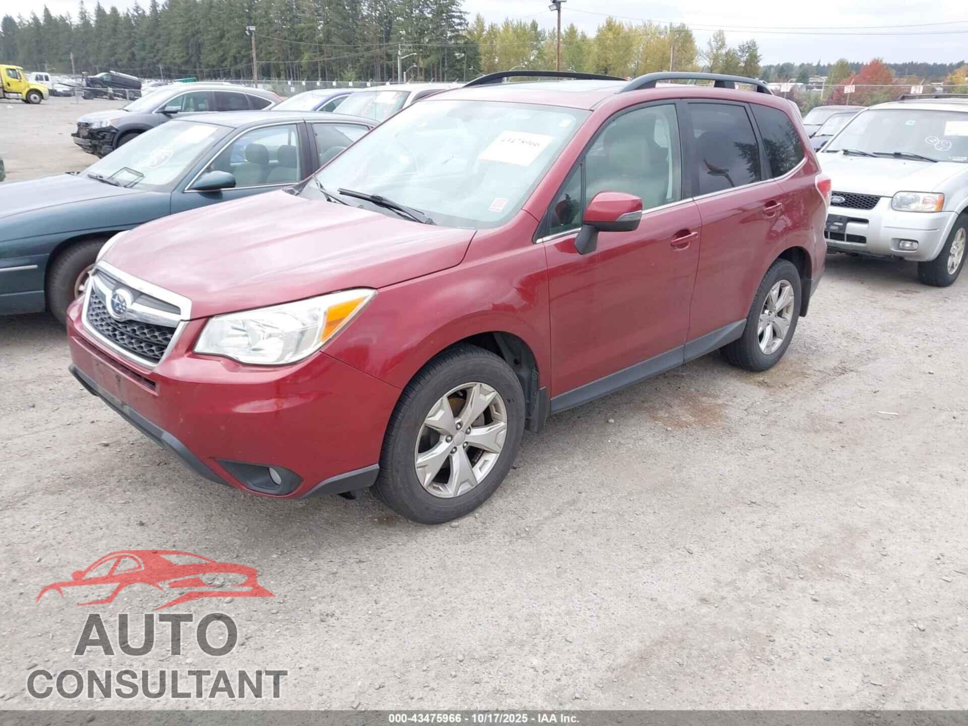 SUBARU FORESTER 2014 - JF2SJAMC4EH426235