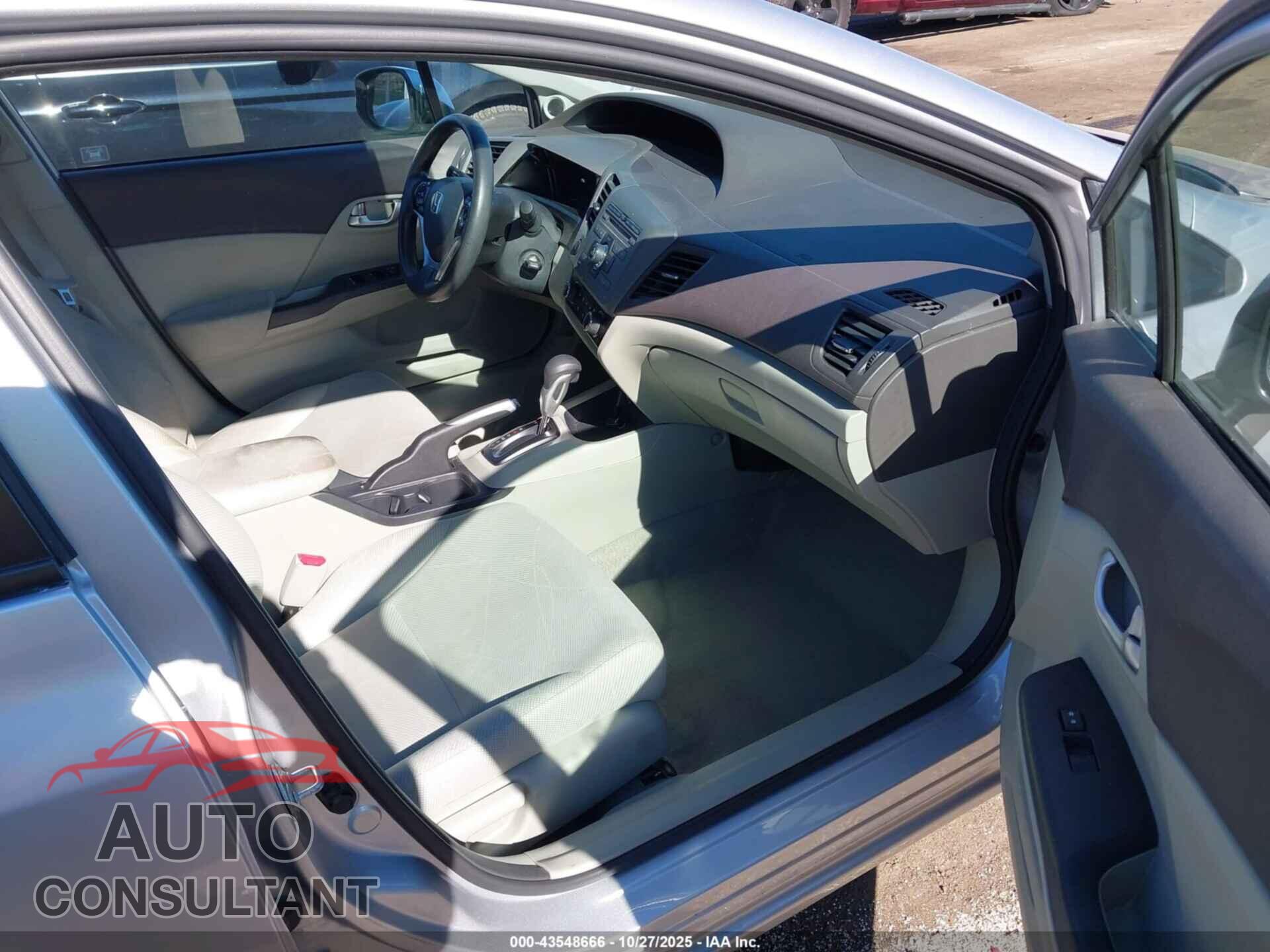 HONDA CIVIC 2012 - 19XFB2F83CE036872