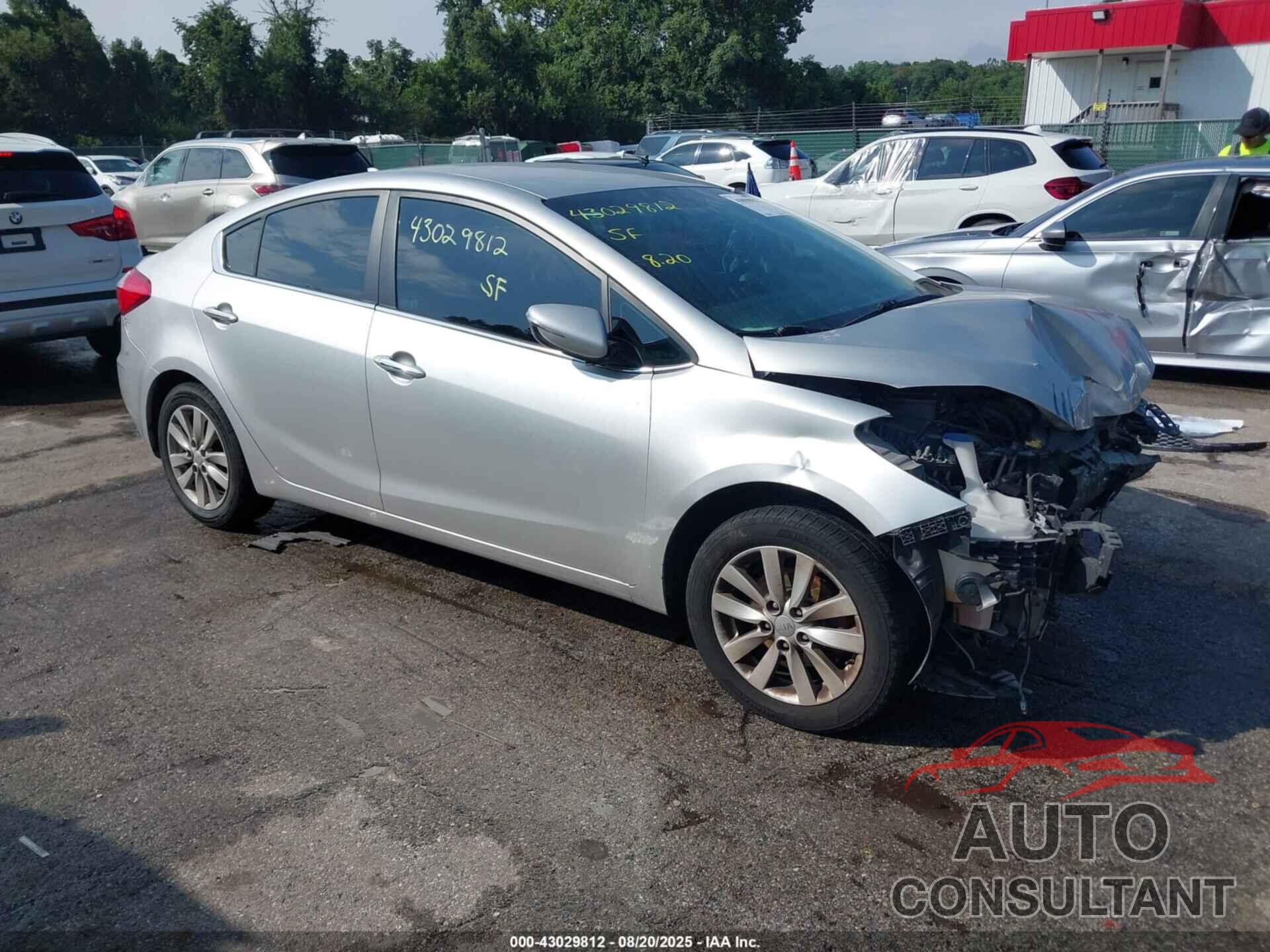 KIA FORTE 2014 - KNAFX4A84E5114365