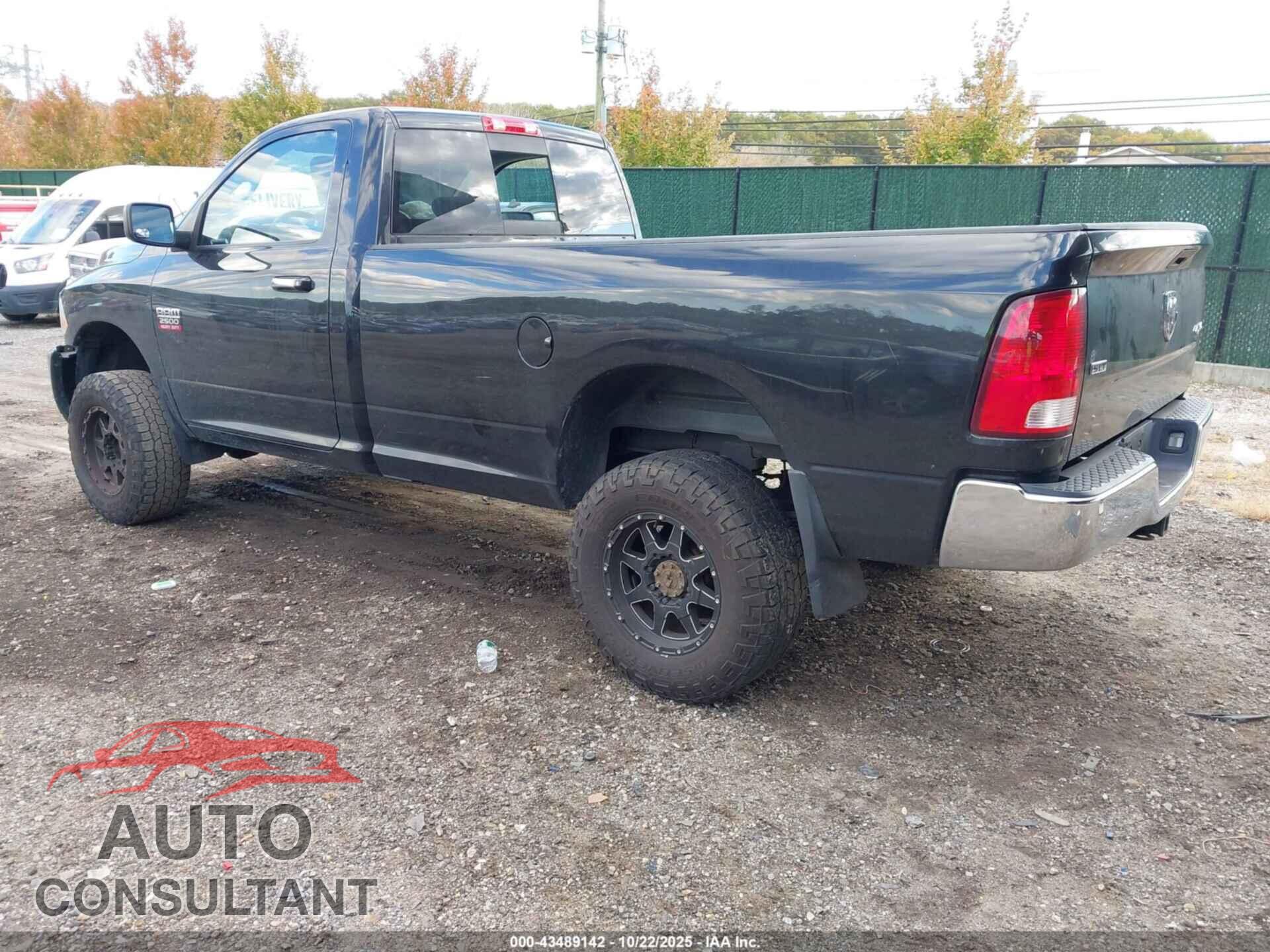 DODGE RAM 2500 2010 - 03D7LT2ET0AG16652