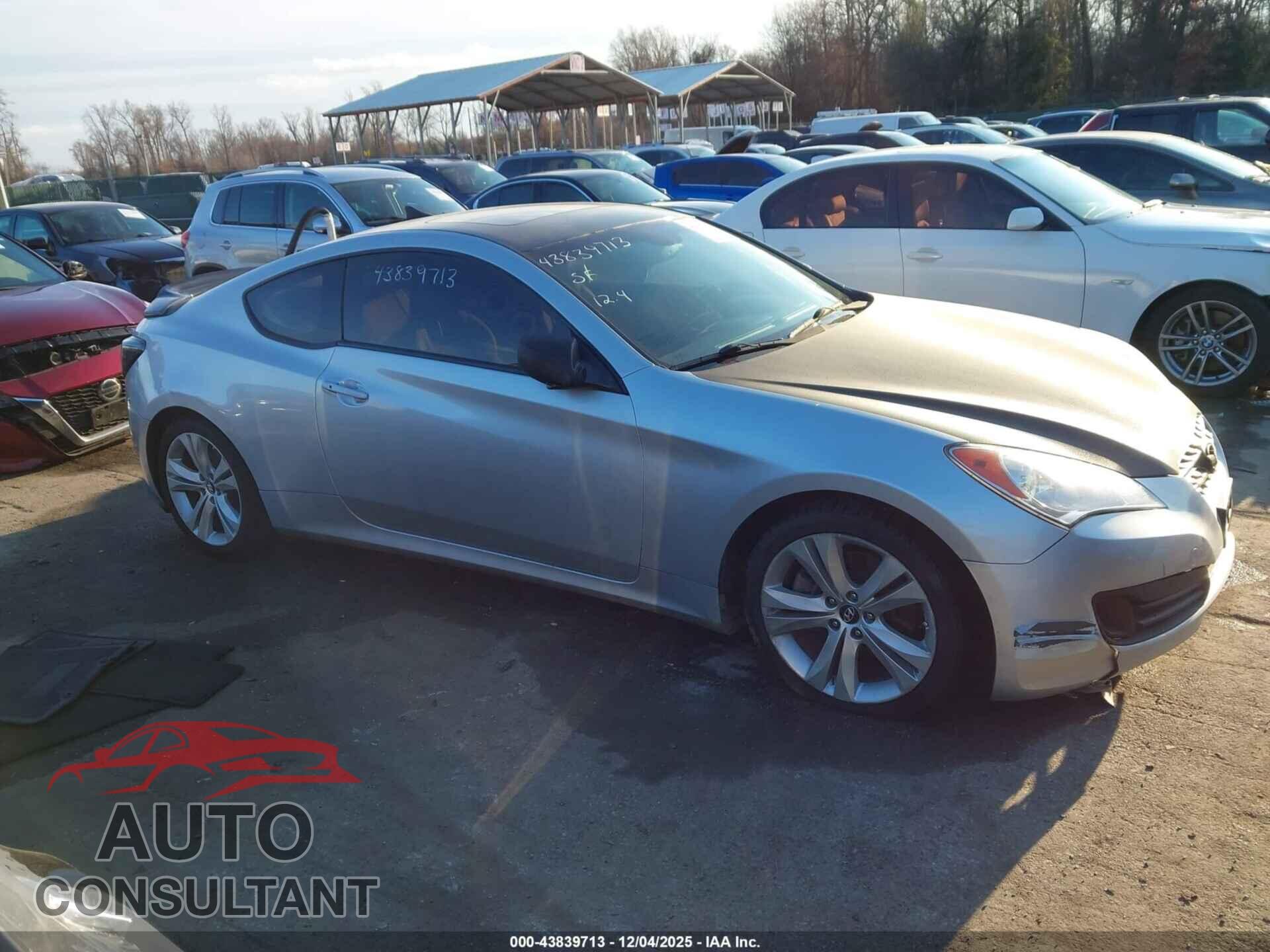 HYUNDAI GENESIS 2012 - KMHHT6KD4CU070266