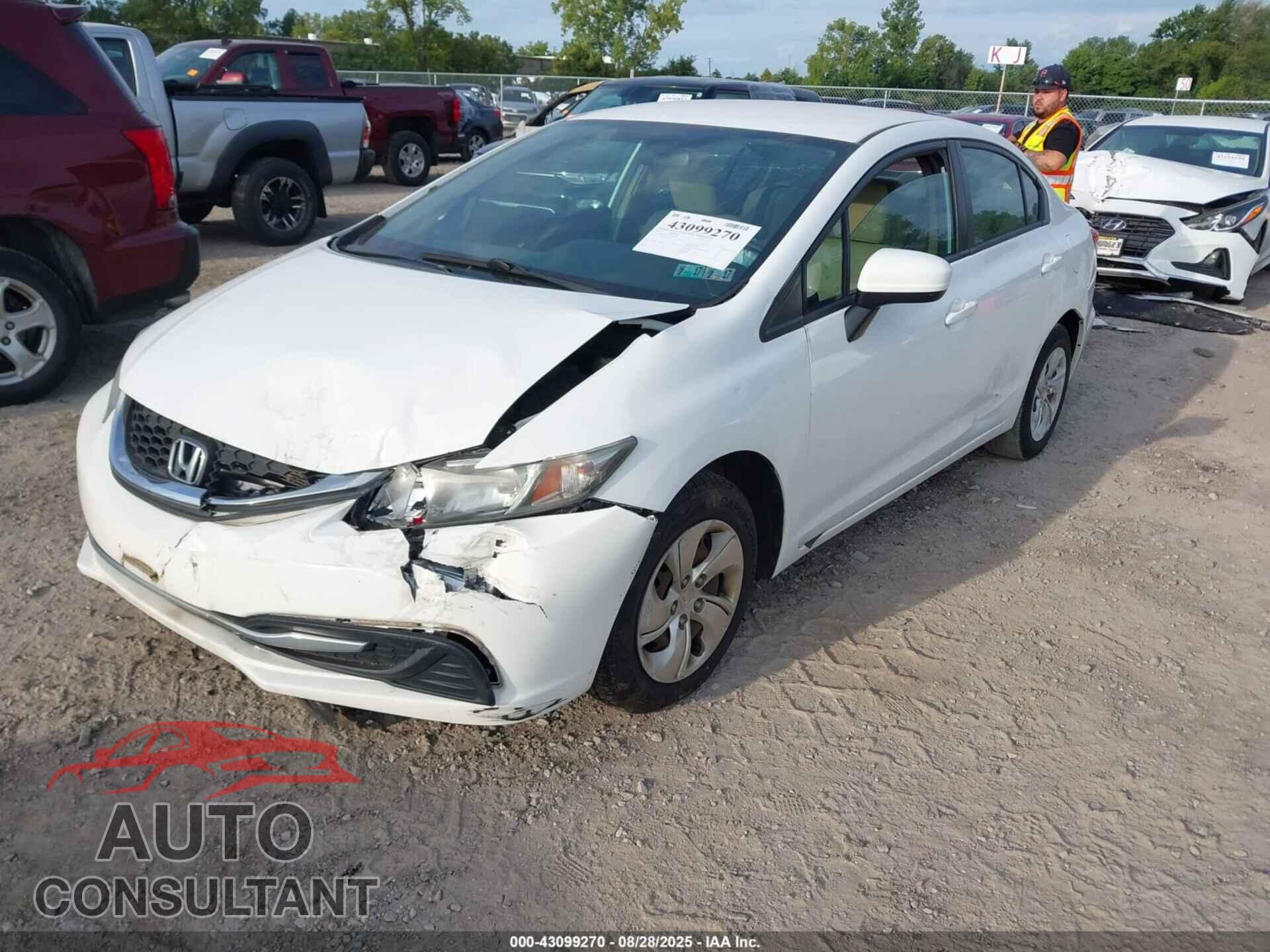 HONDA CIVIC 2014 - 19XFB2F53EE231976