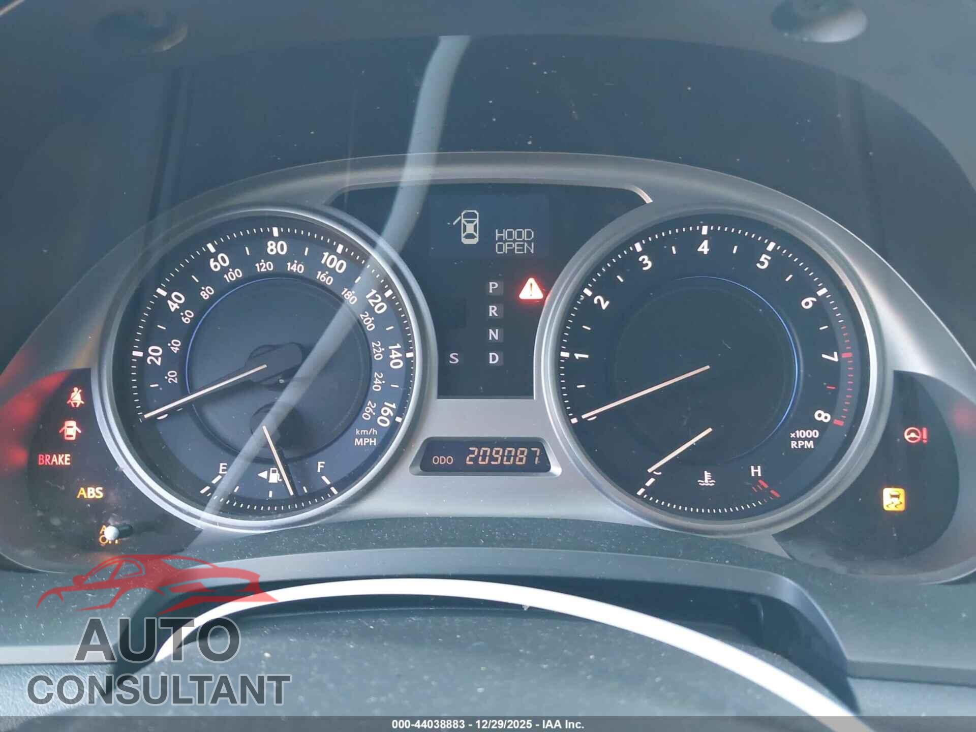 LEXUS IS 350 2009 - JTHBE262692017139