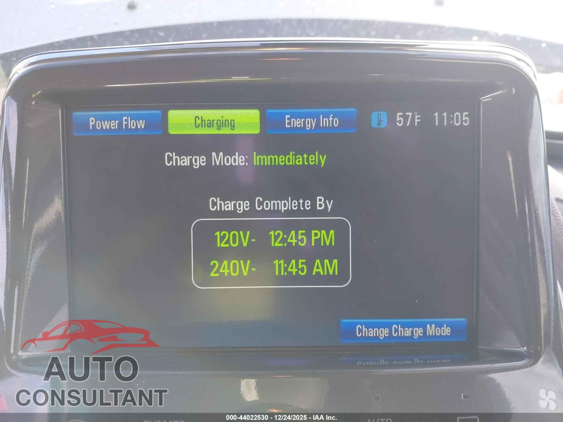 CHEVROLET VOLT 2011 - 1G1RD6E41BU103345
