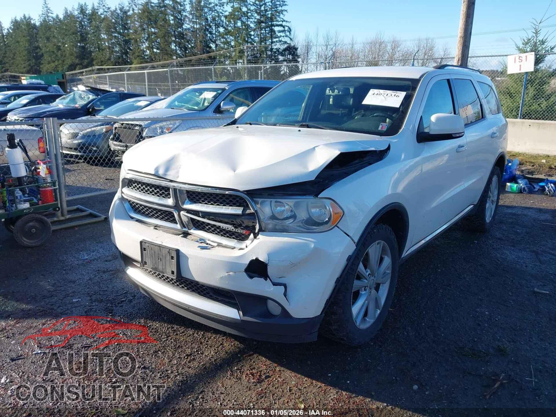 DODGE DURANGO 2012 - 1C4SDJDT6CC301544