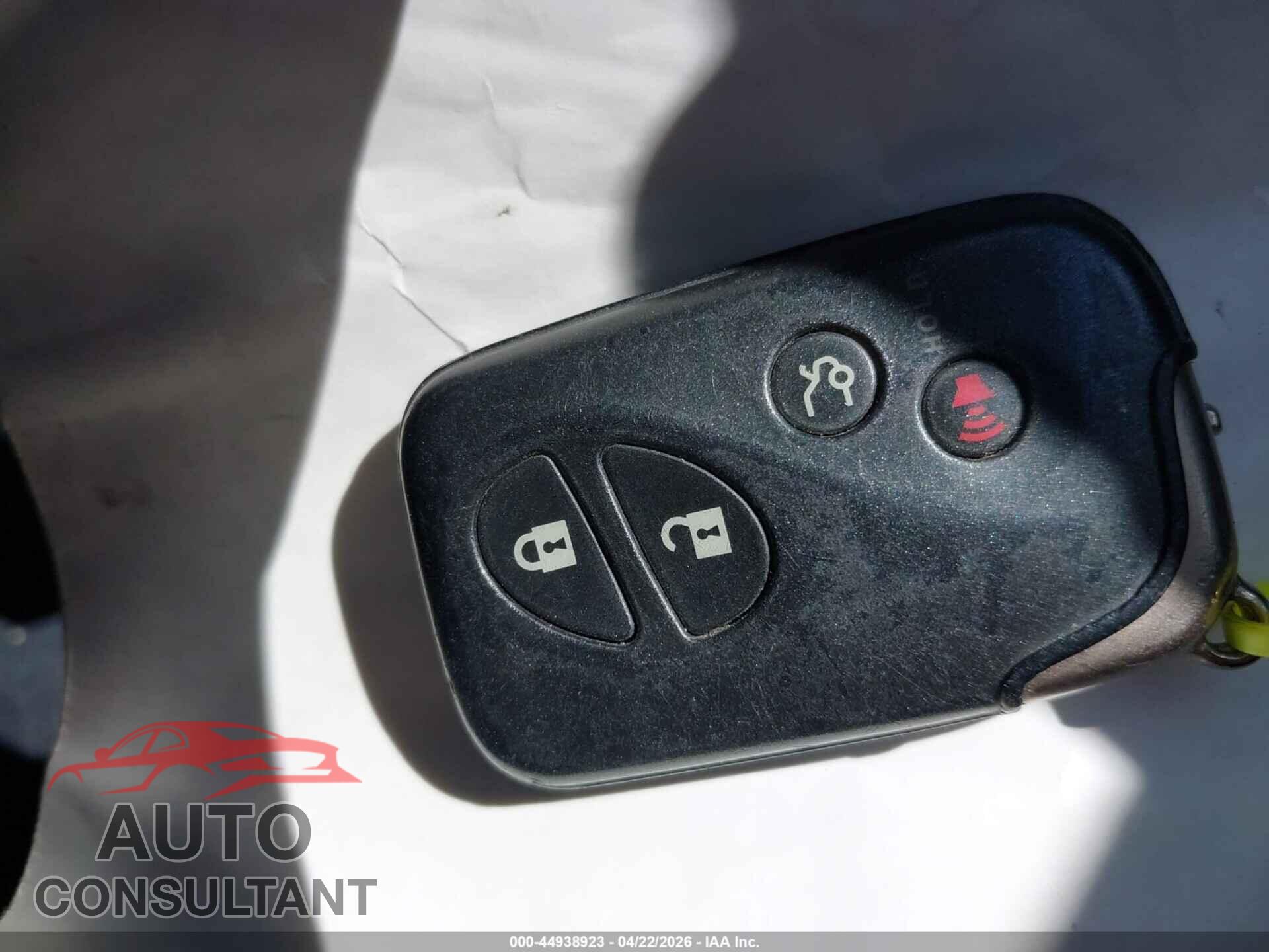 LEXUS IS 250 2012 - JTHBF5C28C2102607
