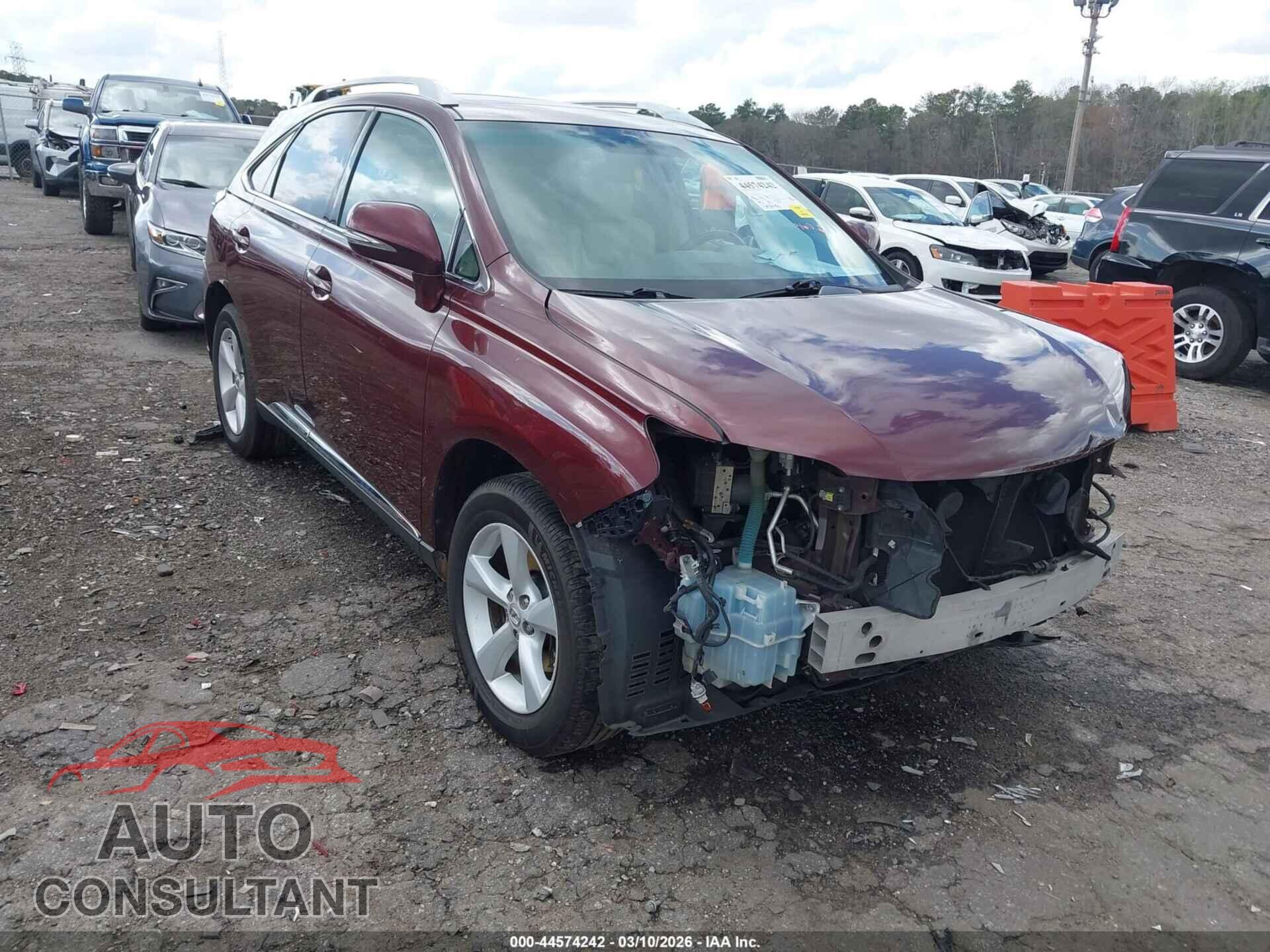 LEXUS RX 350 2013 - 2T2BK1BA6DC206459