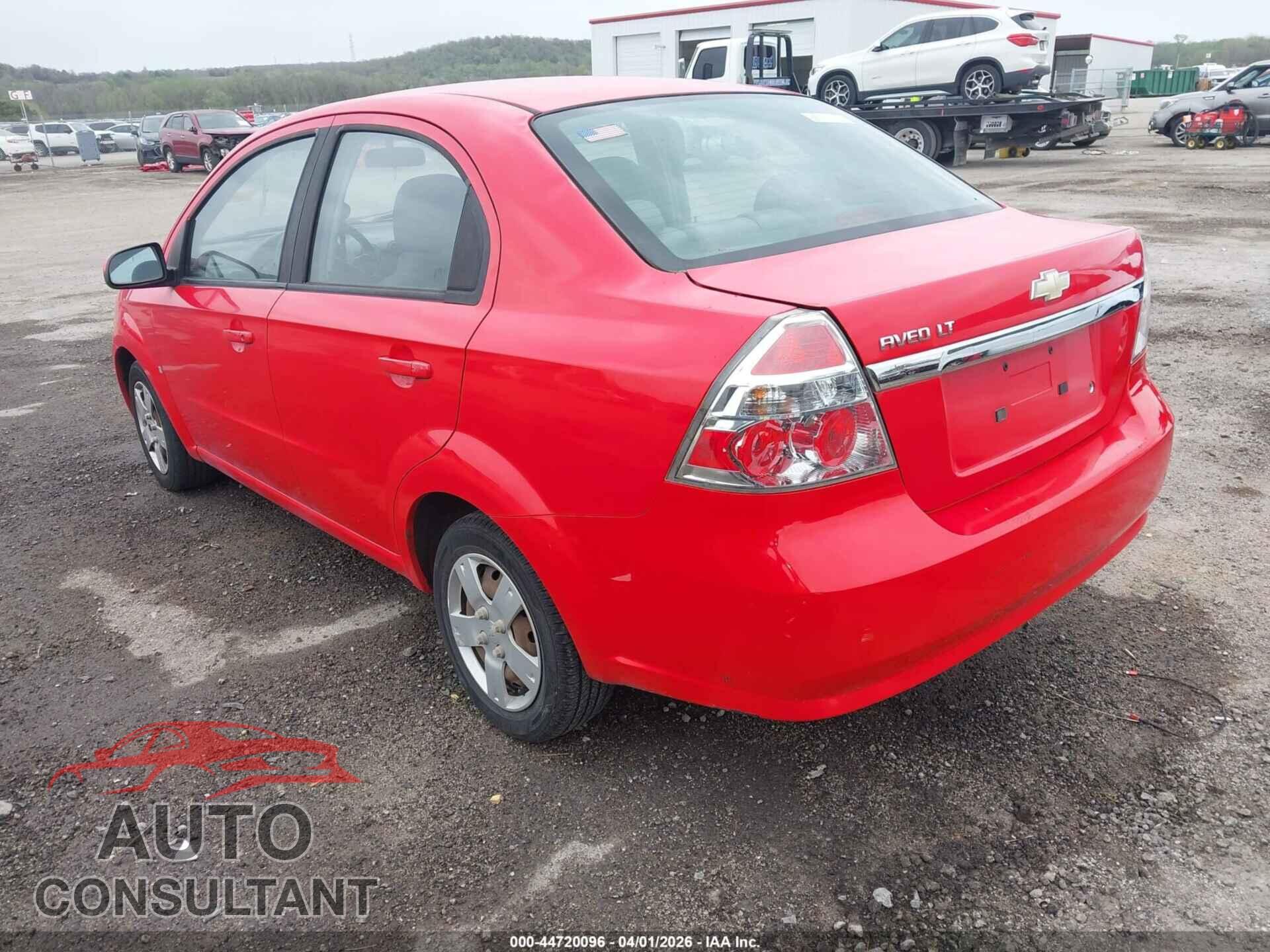 CHEVROLET AVEO 2009 - KL1TD56E39B309391