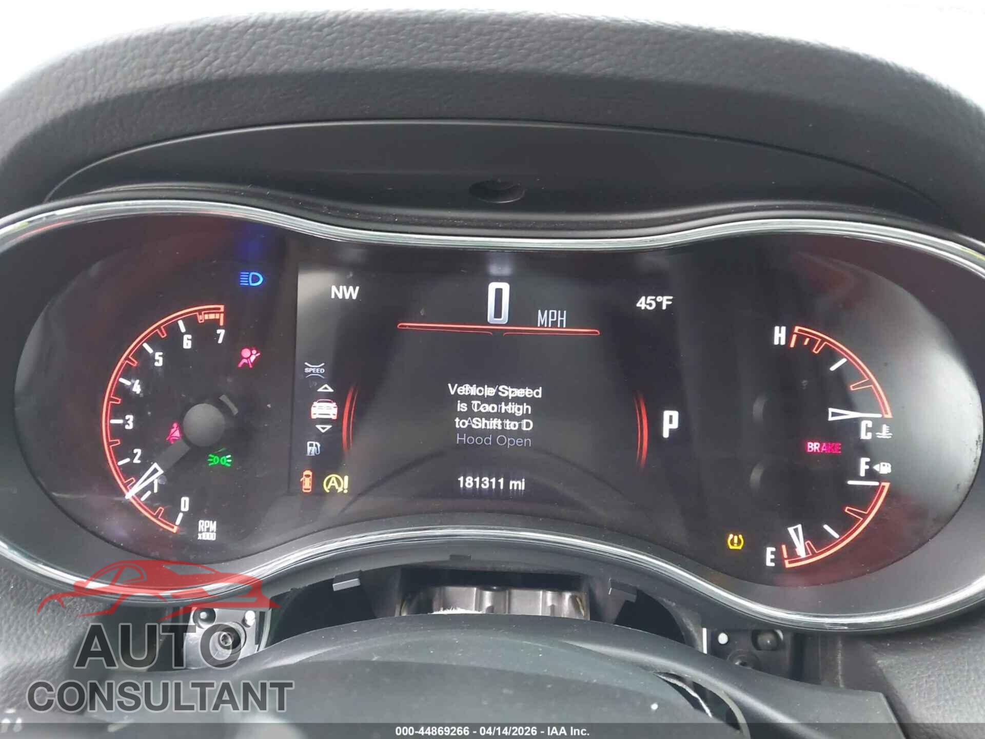 DODGE DURANGO 2017 - 1C4RDJDG5HC725239