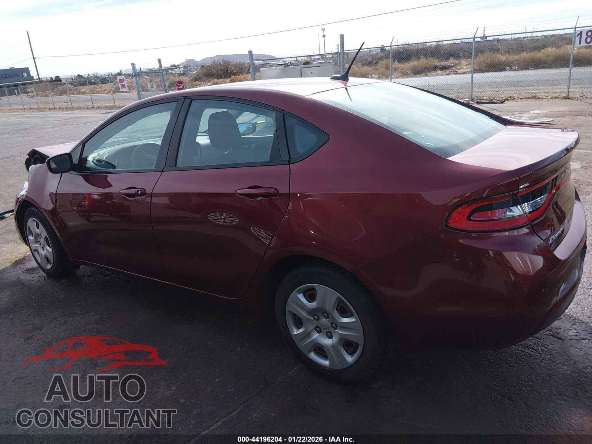 DODGE DART 2015 - 1C3CDFAA7FD242320