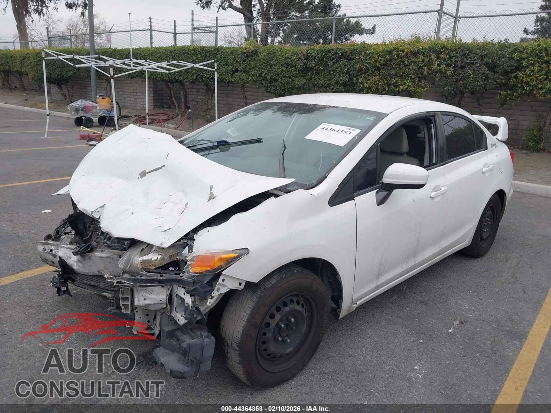 HONDA CIVIC 2012 - 19XFB2F52CE348171