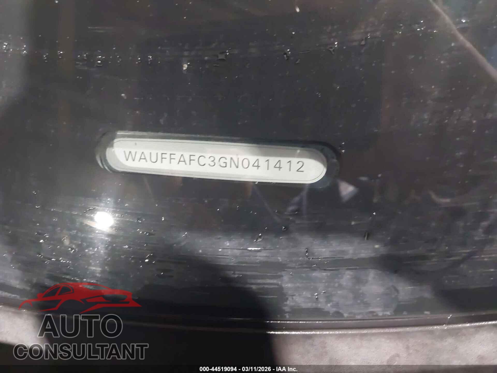 AUDI A6 2016 - WAUFFAFC3GN041412