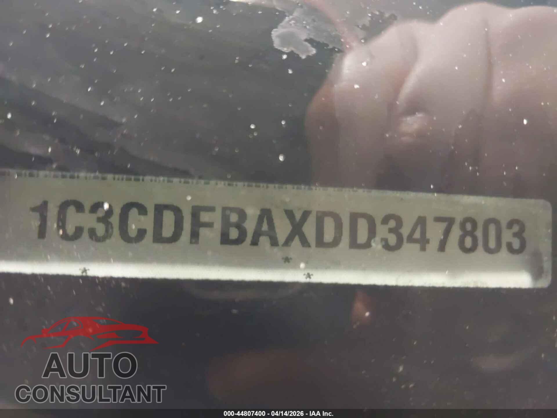 DODGE DART 2013 - 1C3CDFBAXDD347803