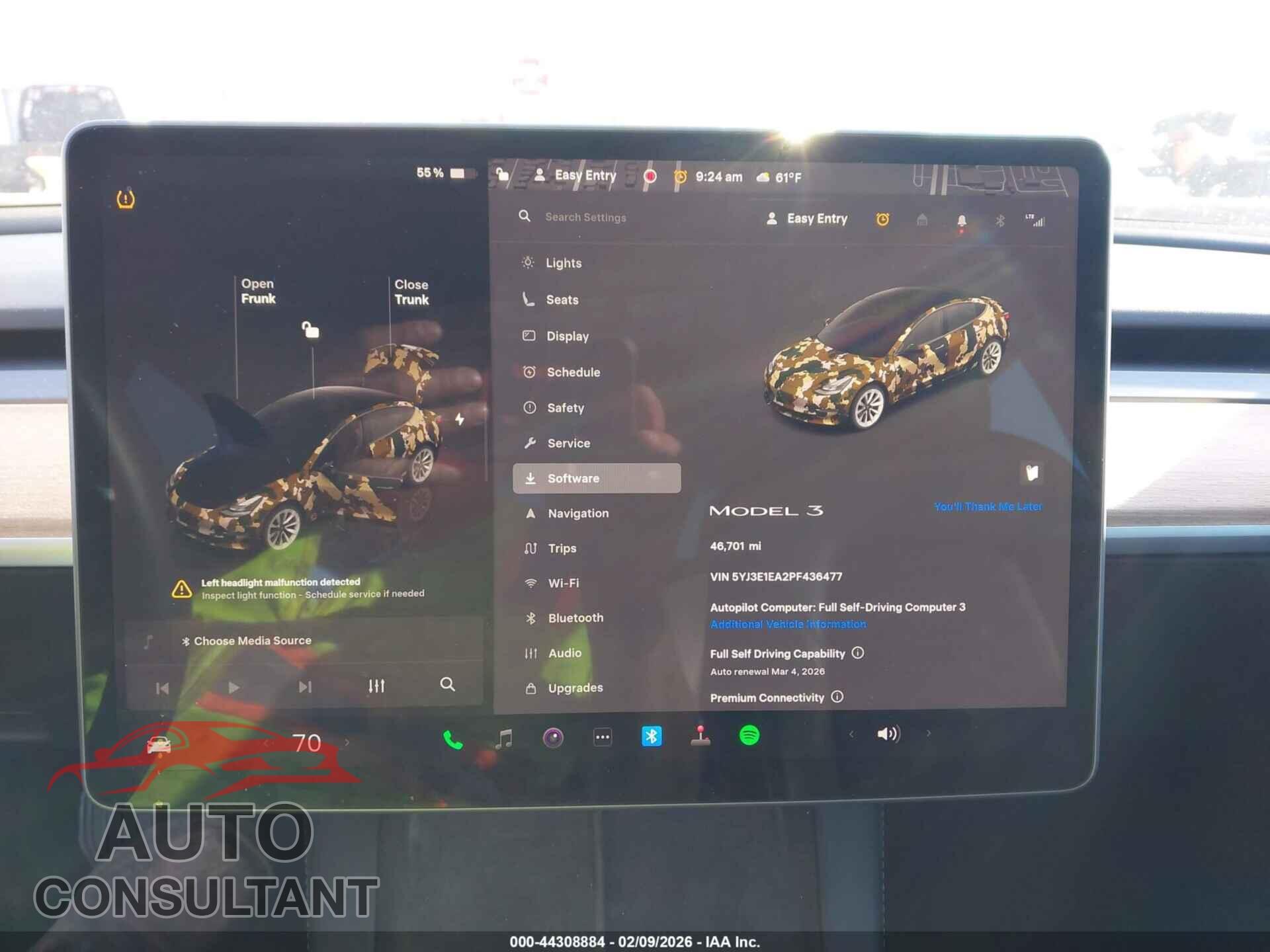 TESLA MODEL 3 2023 - 5YJ3E1EA2PF436477