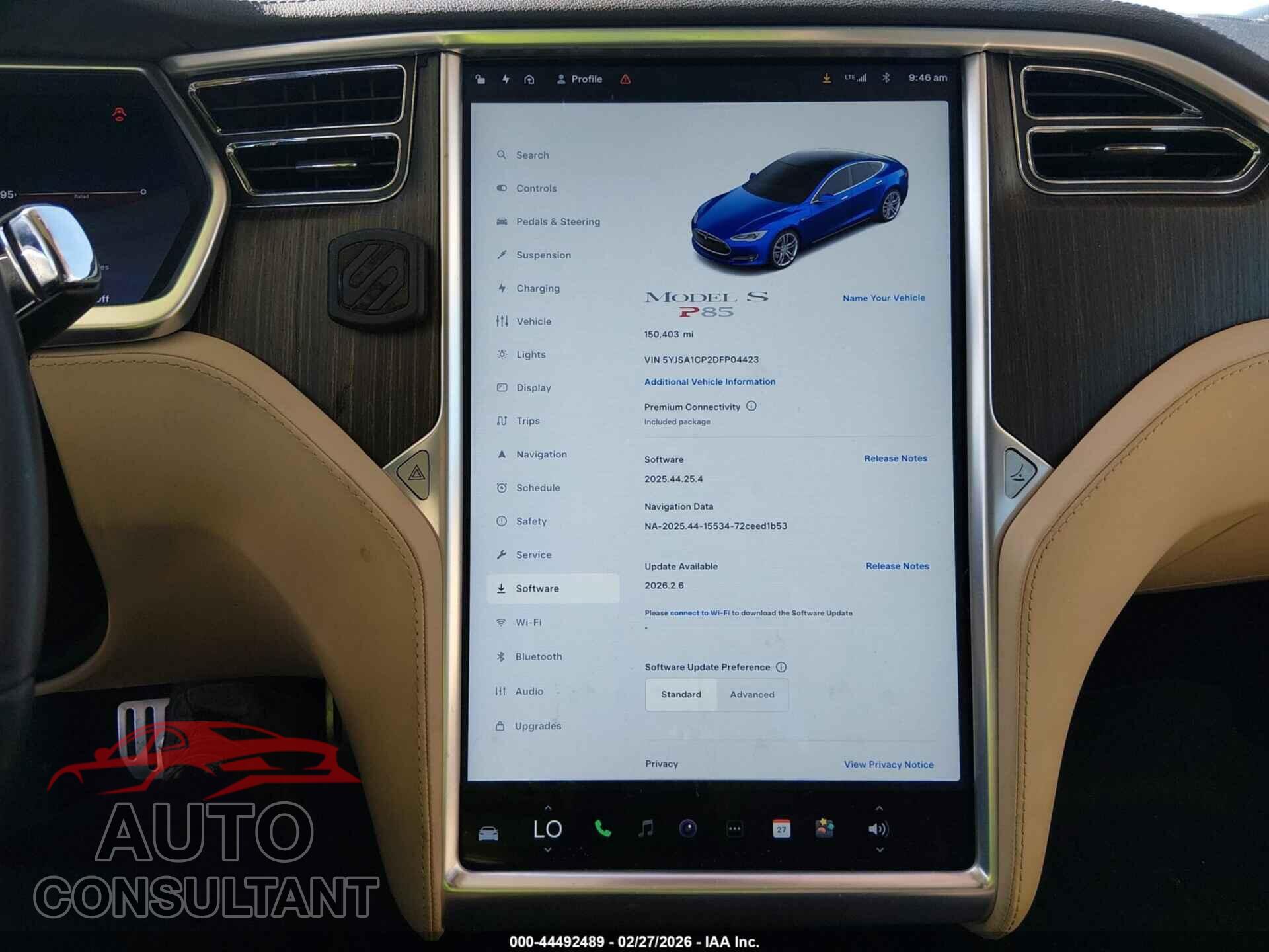 TESLA MODEL S 2013 - 5YJSA1CP2DFP04423