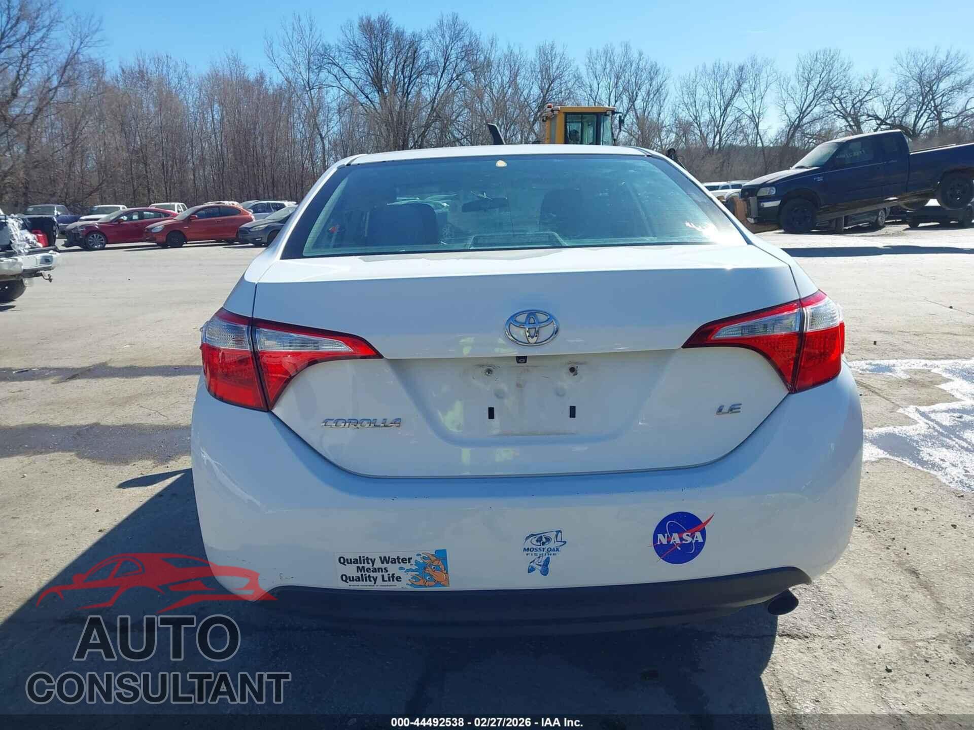 TOYOTA COROLLA 2016 - 5YFBURHE6GP376428