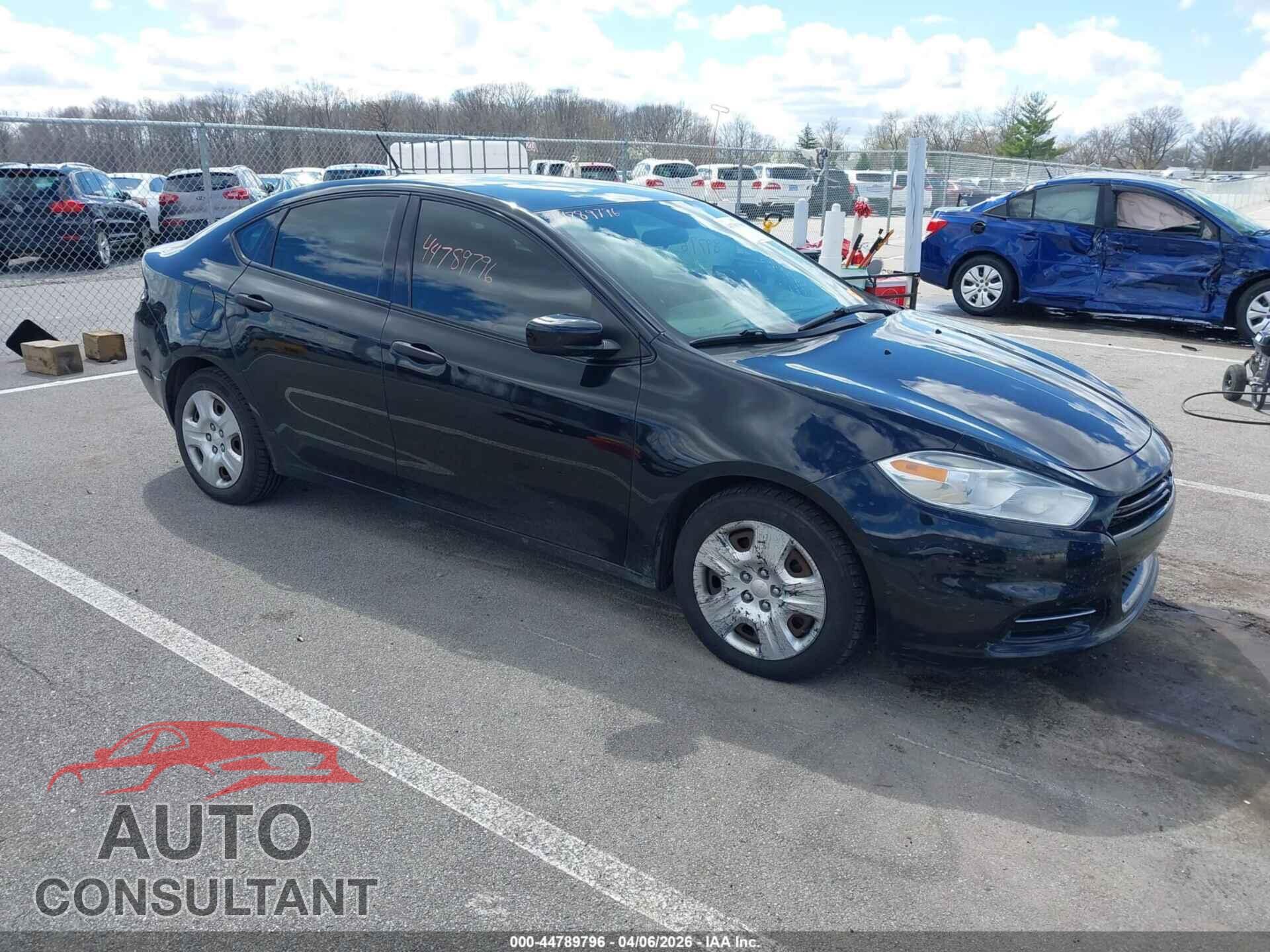 DODGE DART 2013 - 1C3CDFAA0DD286687