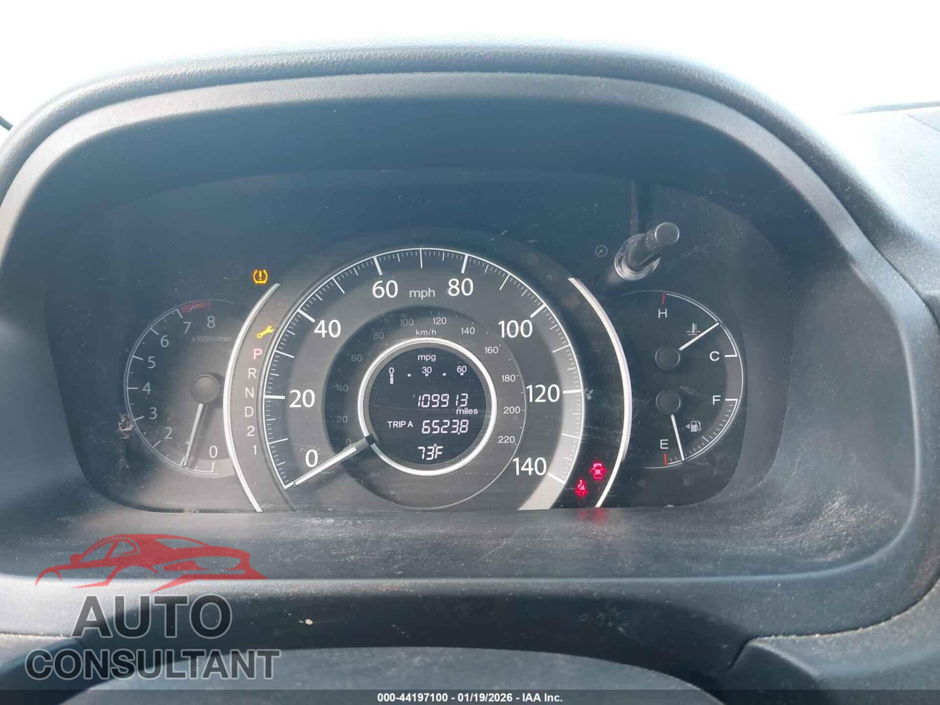 HONDA CR-V 2012 - 5J6RM3H77CL010312