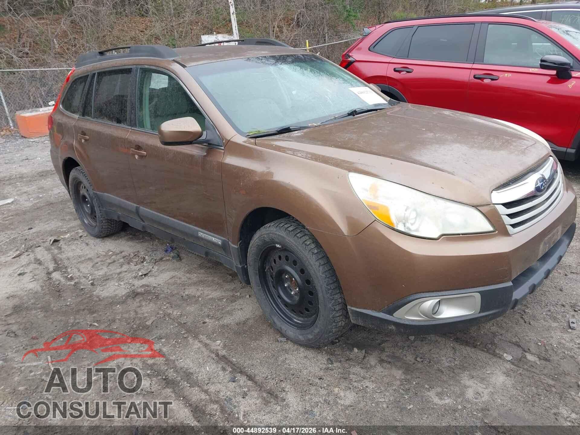 SUBARU OUTBACK 2011 - 4S4BRBCC4B3314862